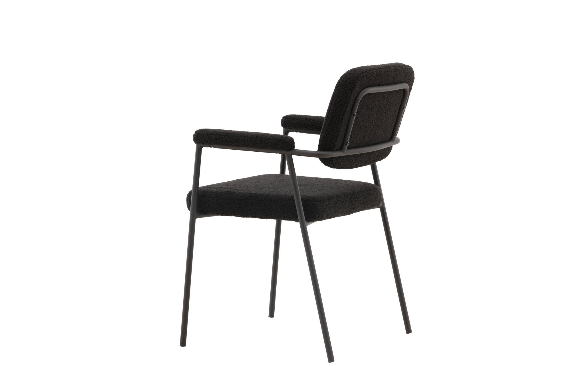 Venture Home Yesterday Spisebordsstol 2-pack - Black / Black Boucle