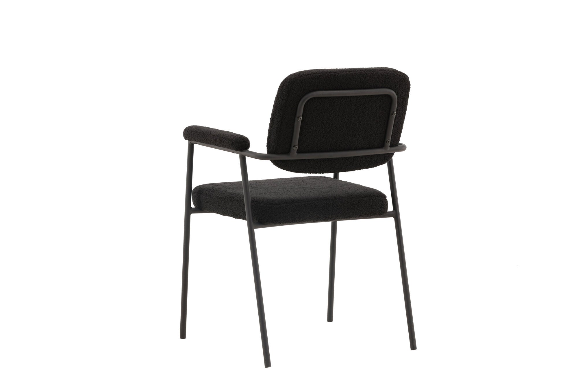 Venture Home Yesterday Spisebordsstol 2-pack - Black / Black Boucle