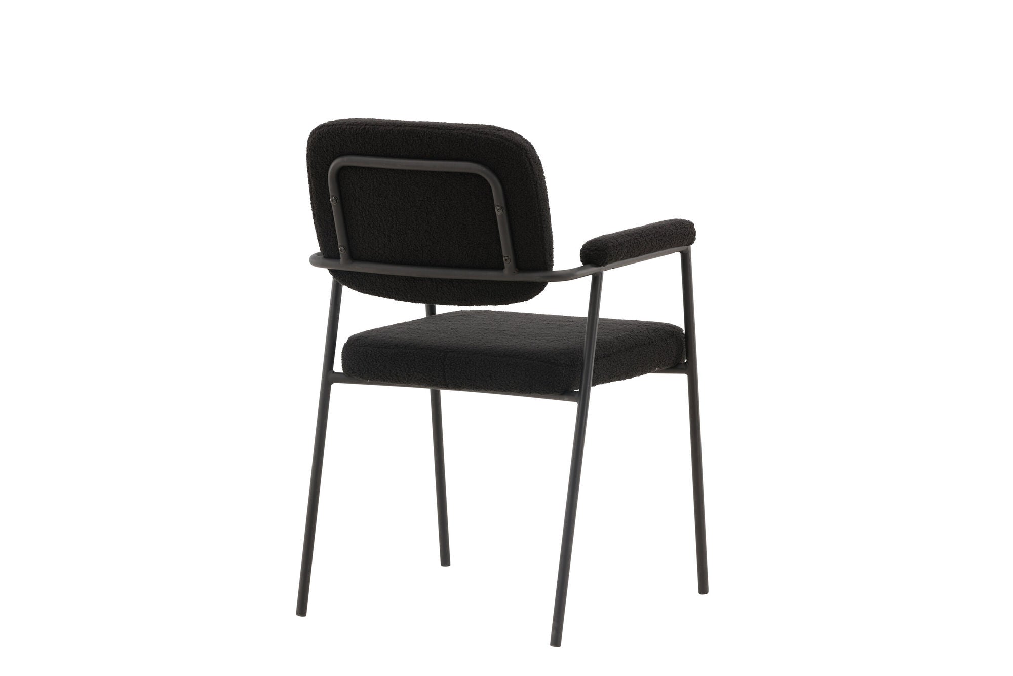 Venture Home Yesterday Spisebordsstol 2-pack - Black / Black Boucle