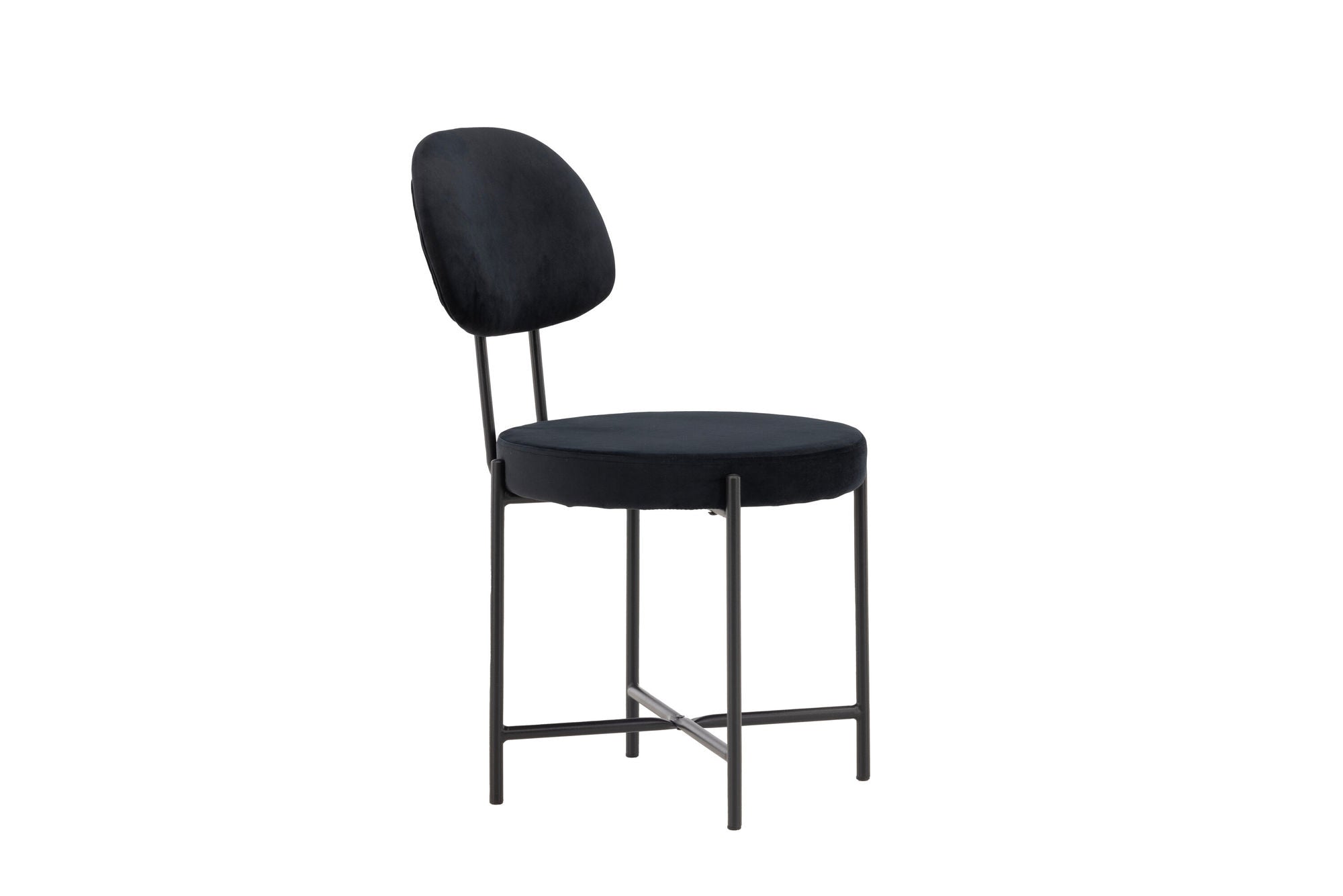 Venture Home Stella Spisebordsstol 2-pack - Black / Black Velvet