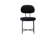 Venture Home Stella Spisebordsstol 2-pack - Black / Black Velvet