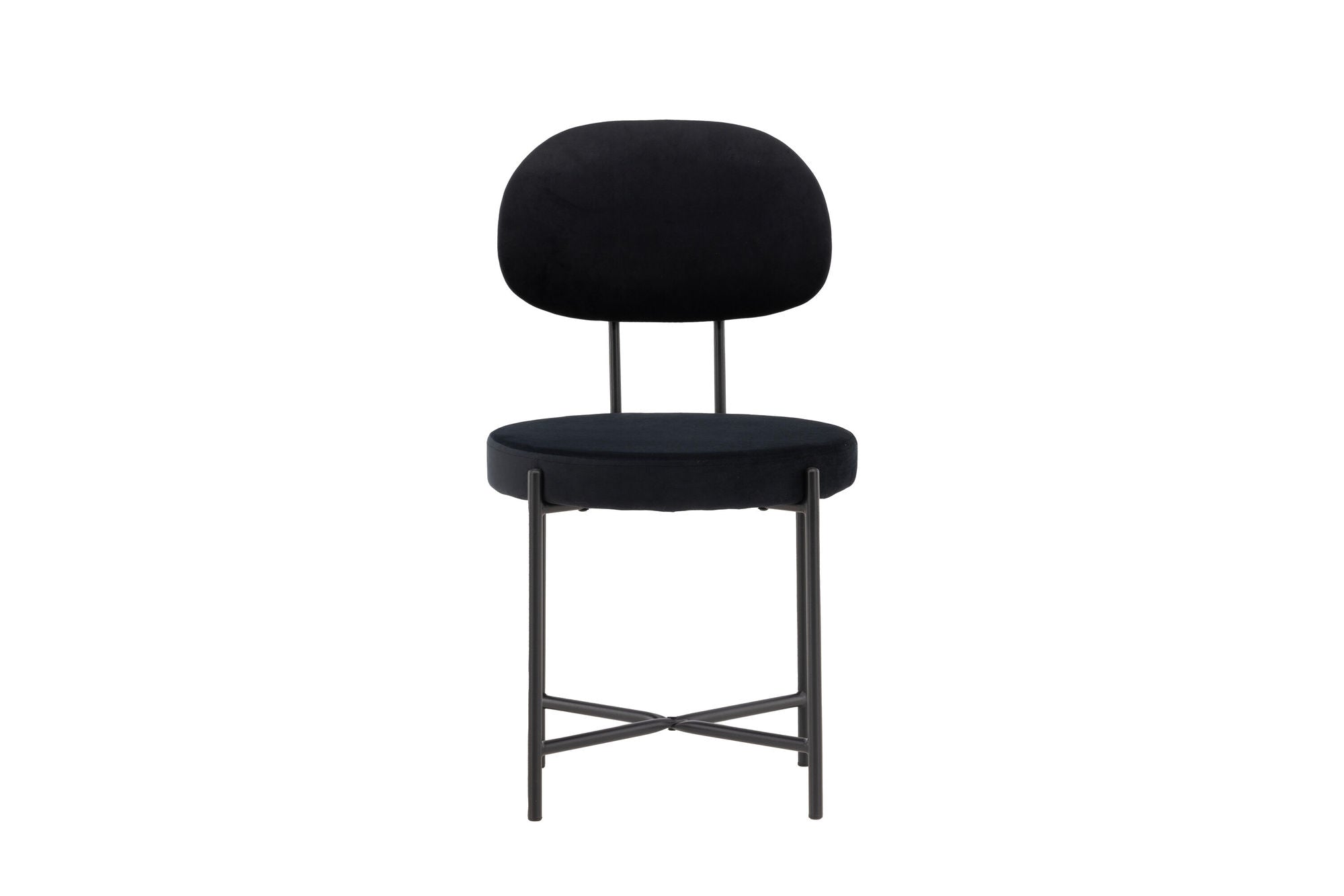 Venture Home Stella Spisebordsstol 2-pack - Black / Black Velvet