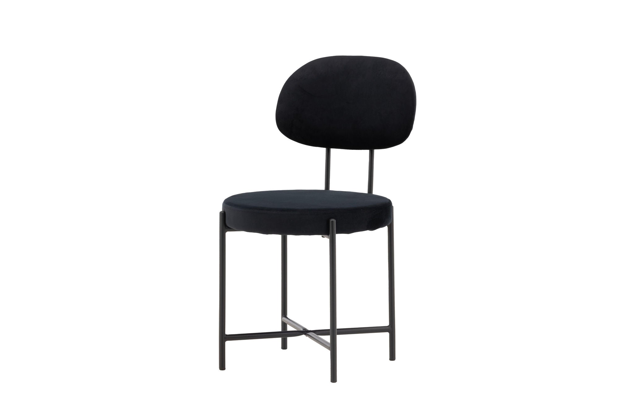 Venture Home Stella Spisebordsstol 2-pack - Black / Black Velvet