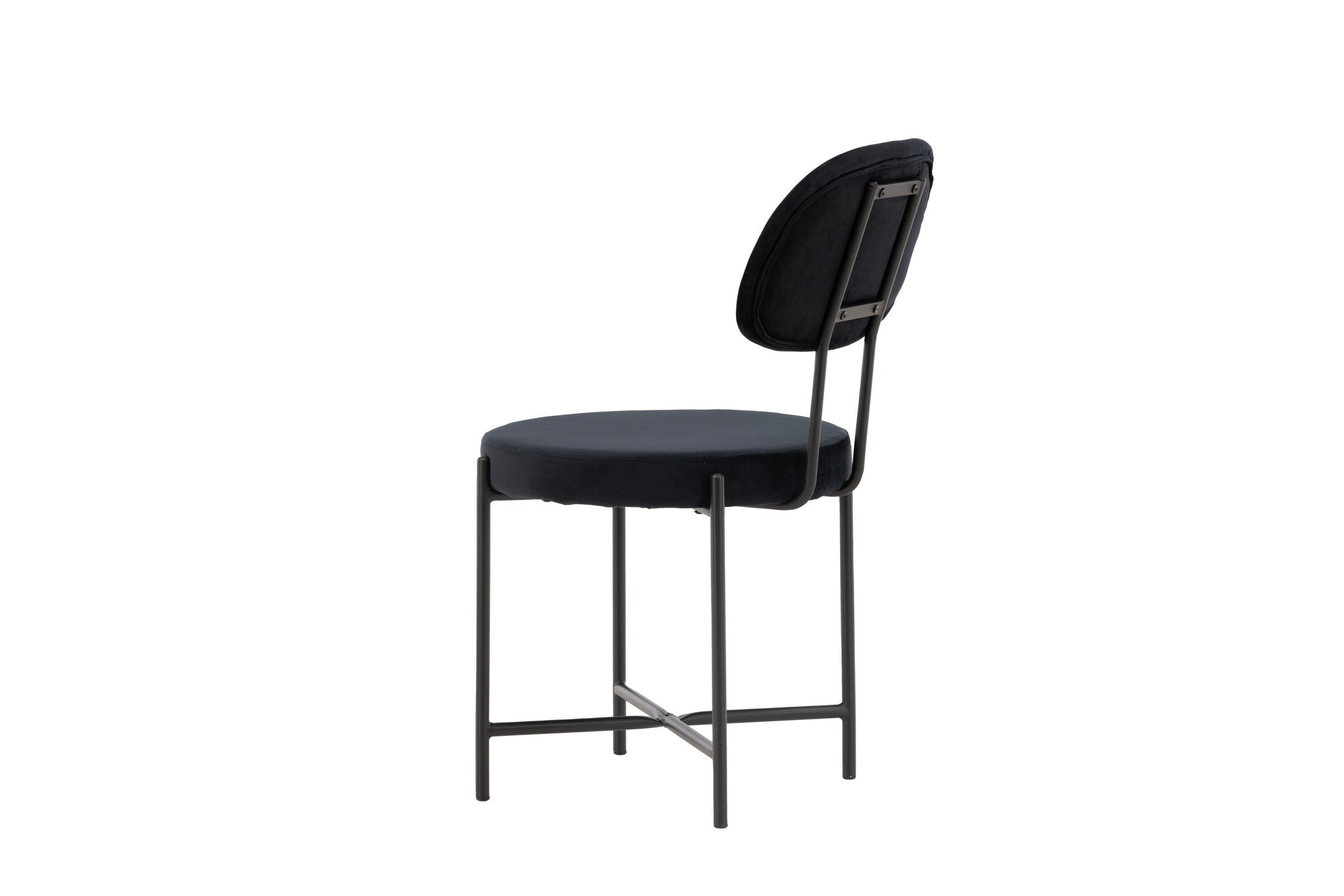 Venture Home Stella Spisebordsstol 2-pack - Black / Black Velvet