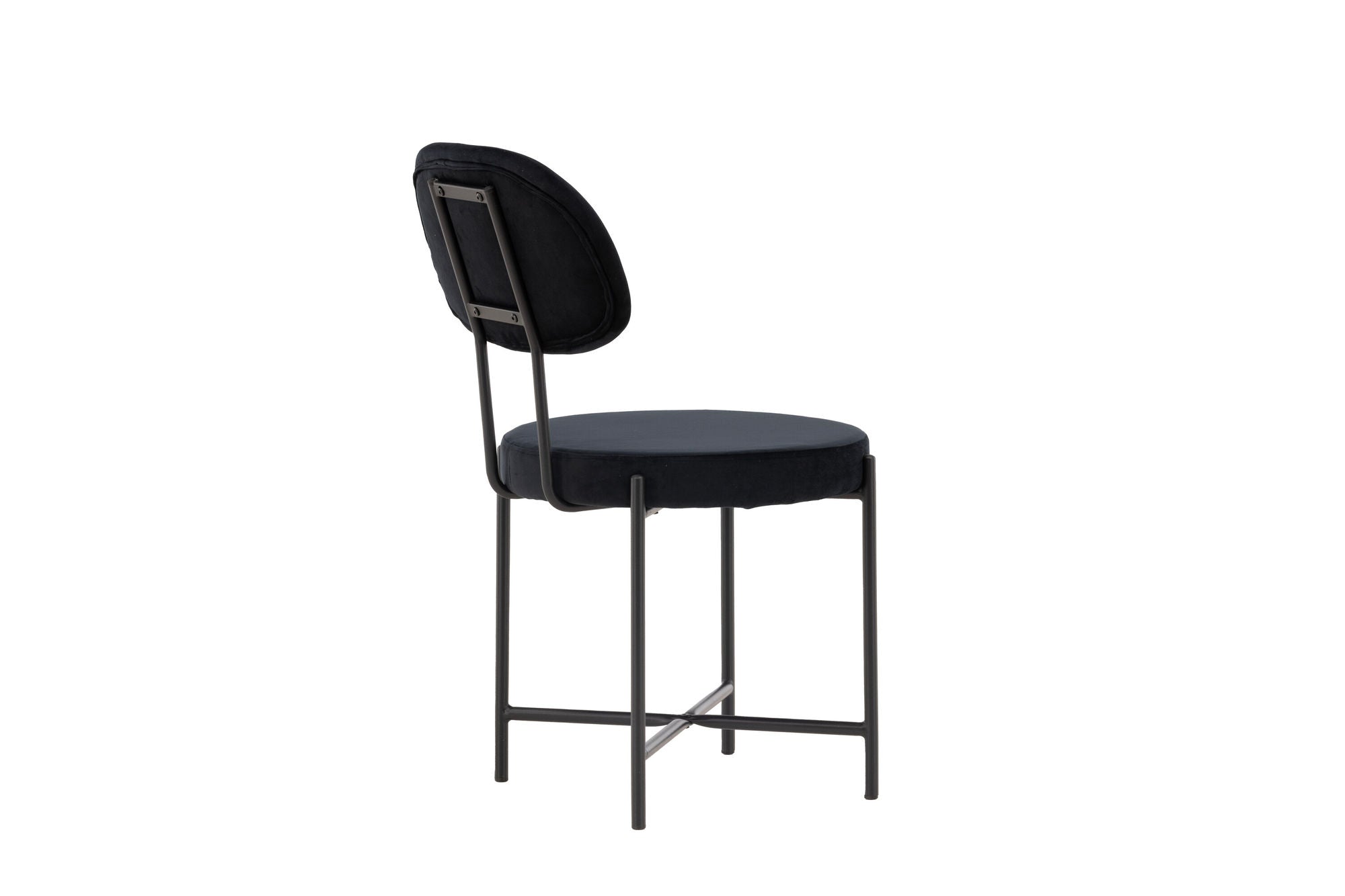 Venture Home Stella Spisebordsstol 2-pack - Black / Black Velvet