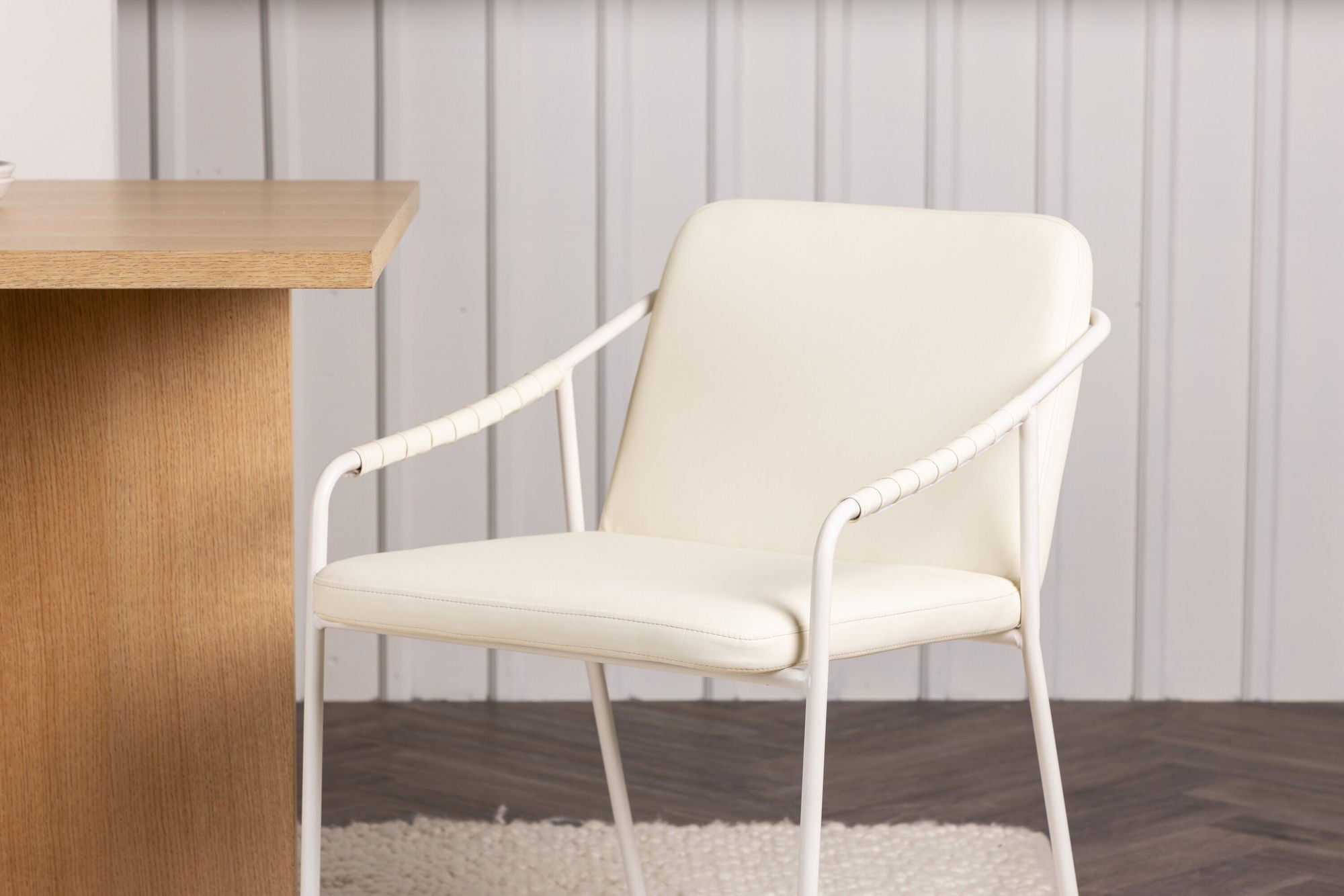 Venture Home Tvist Spisebordsstol 2-pack - Beige / Beige PU