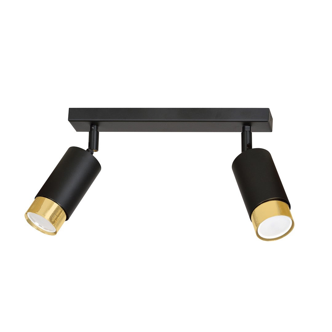 HIRO 2 BL/GULD Loftlampe