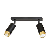HIRO 2 BL/GULD Loftlampe