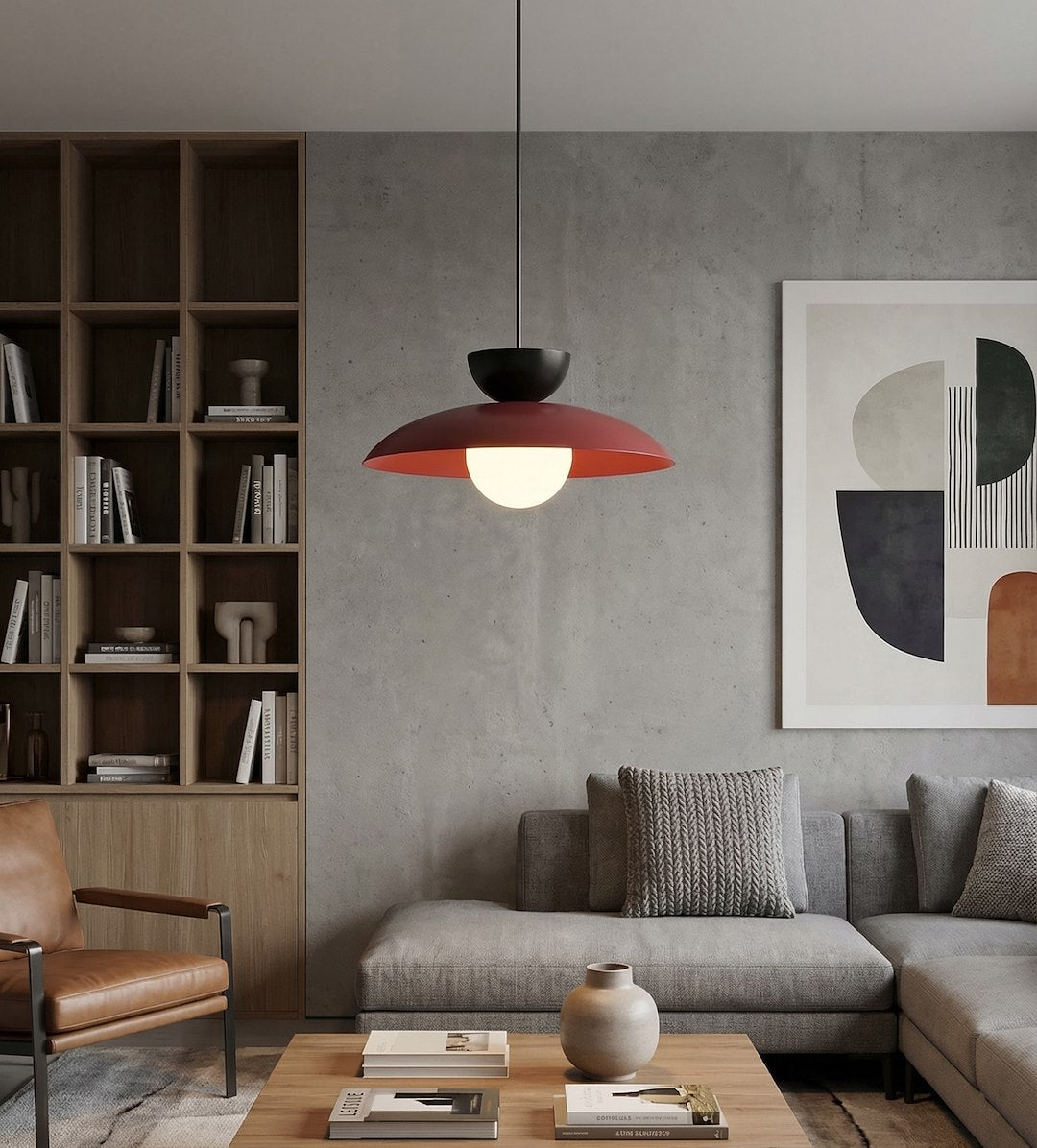 MULAN 1 BORDEAUX BL Loftlampe