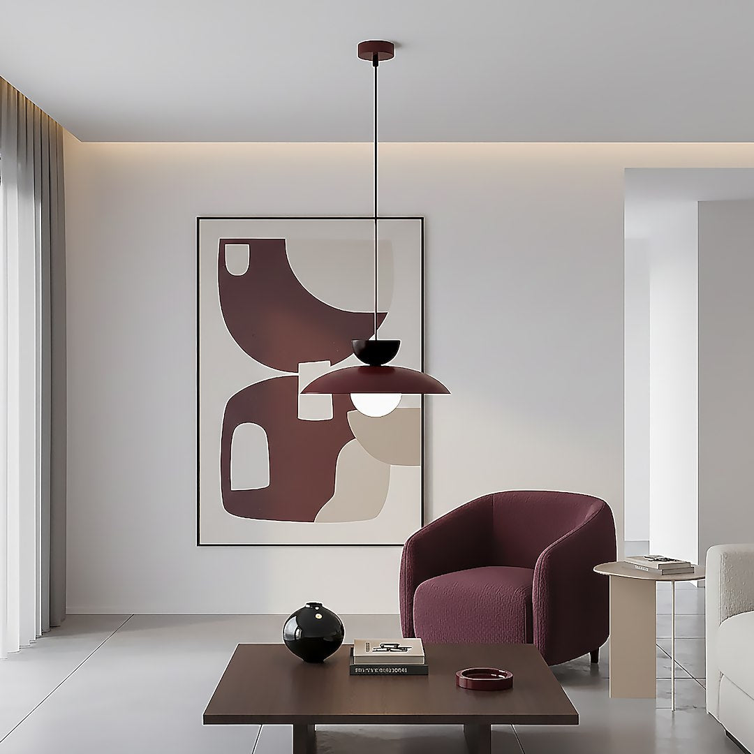 MULAN 1 BORDEAUX BL Loftlampe