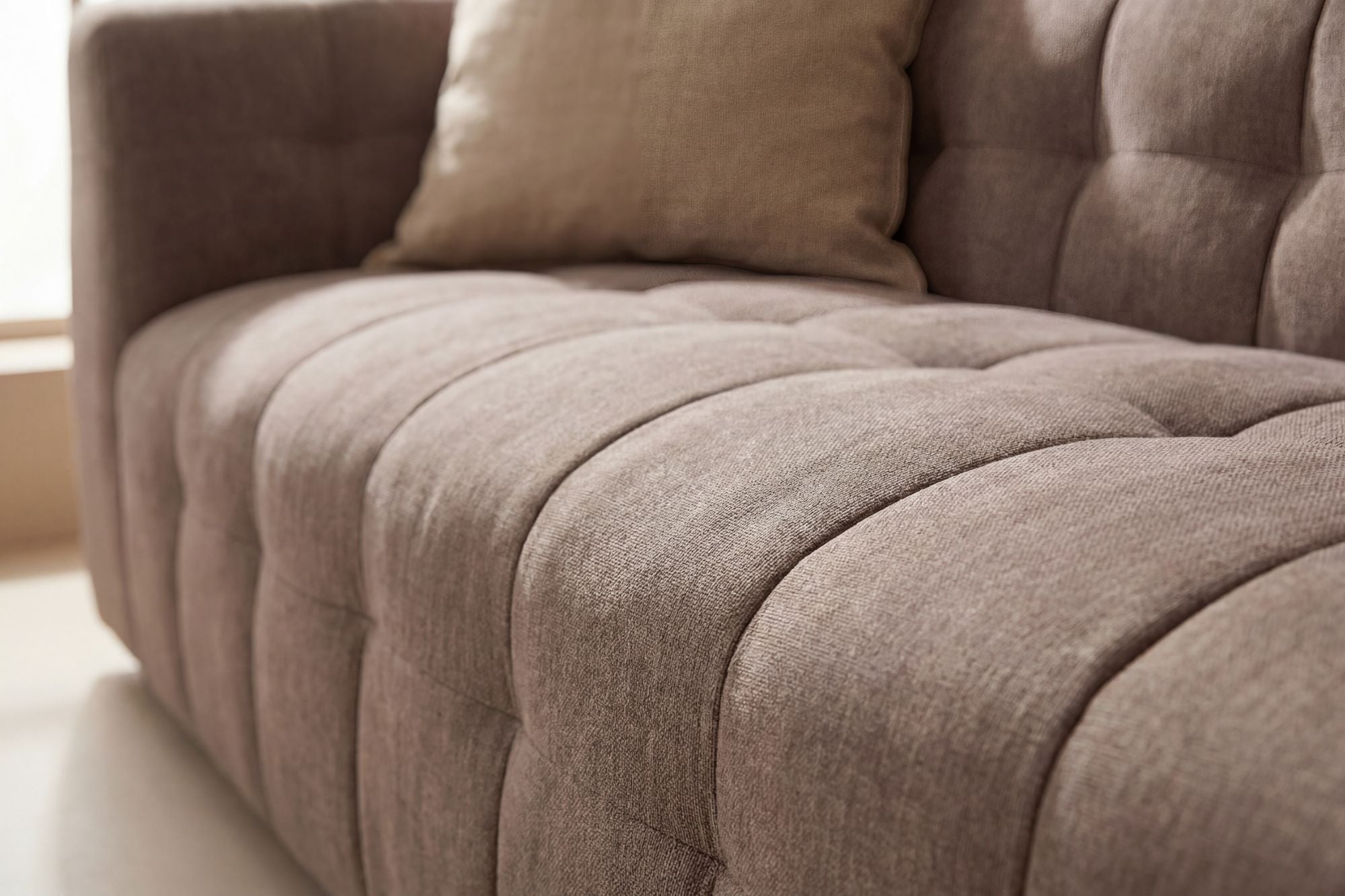 Venture Home Malou 3-Seat Sofa - Brown