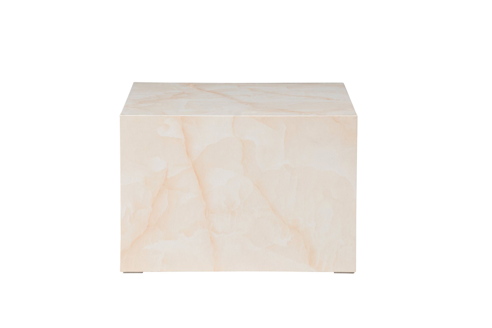 Venture Home York Low Sofa bord - Light Yellow / Marble Look MDF