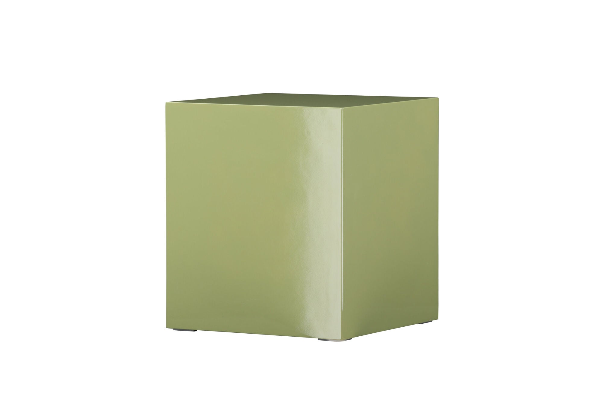 Venture Home York High Sofa bord - Light Green / Glossy Look MDF