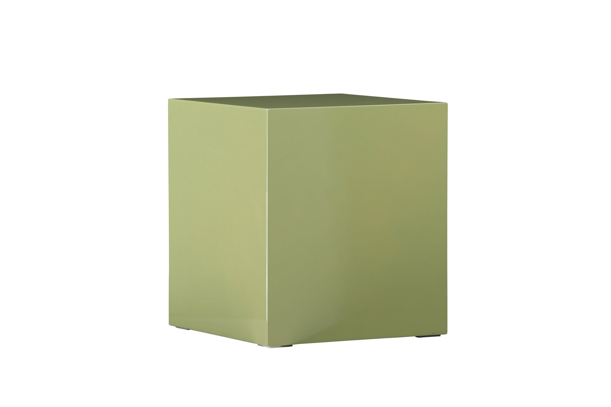 Venture Home York High Sofa bord - Light Green / Glossy Look MDF
