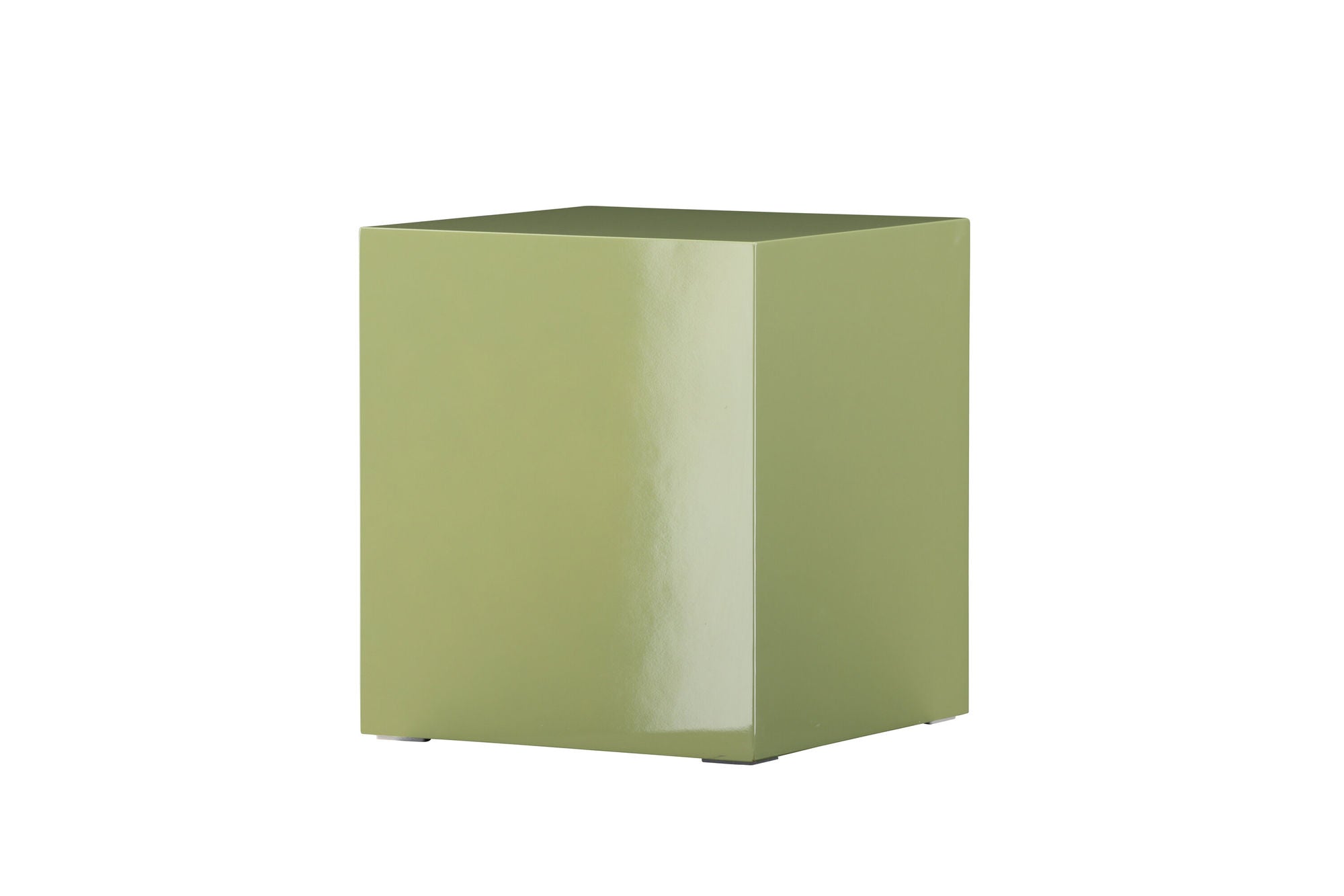 Venture Home York High Sofa bord - Light Green / Glossy Look MDF
