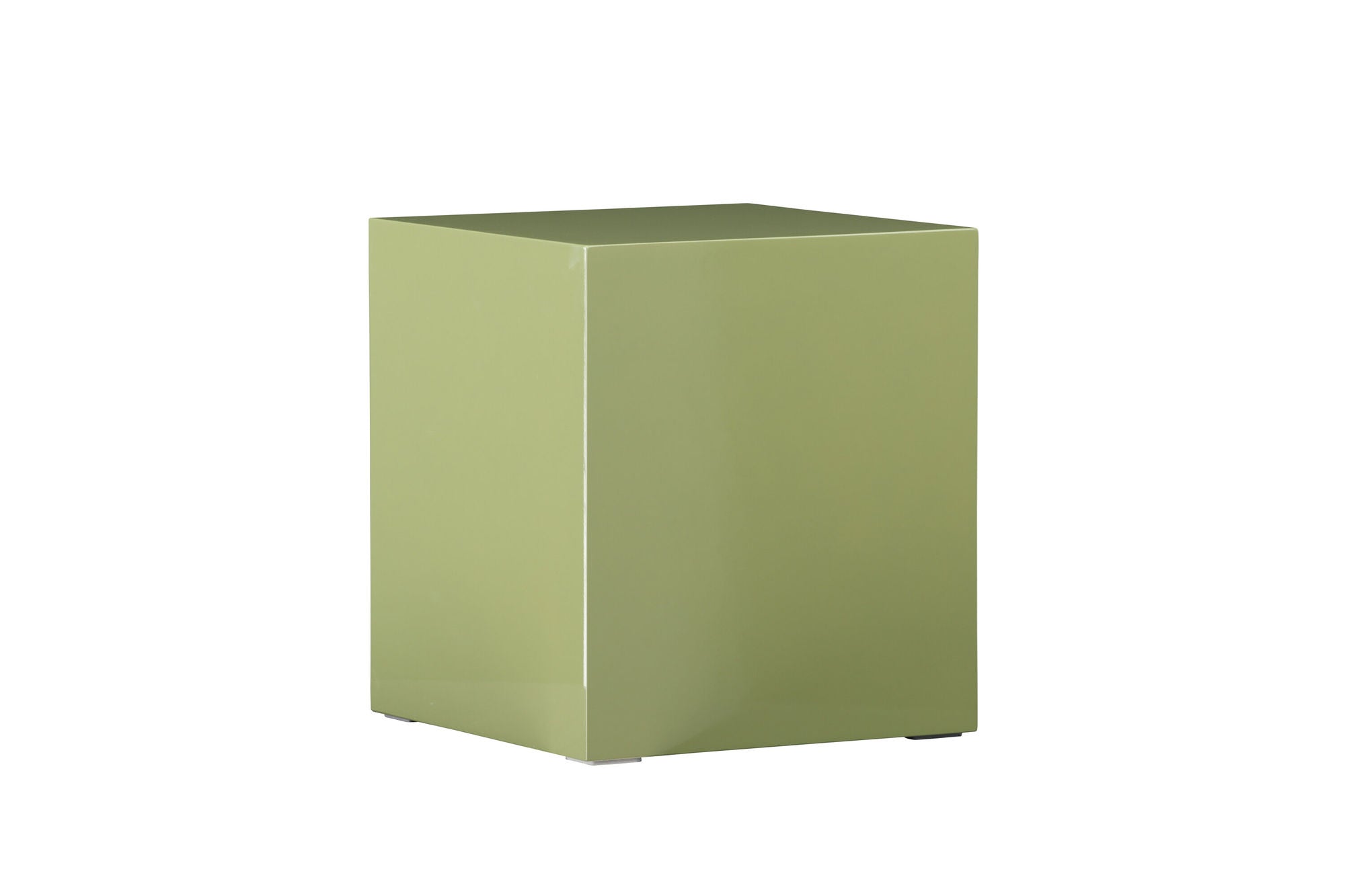 Venture Home York High Sofa bord - Light Green / Glossy Look MDF