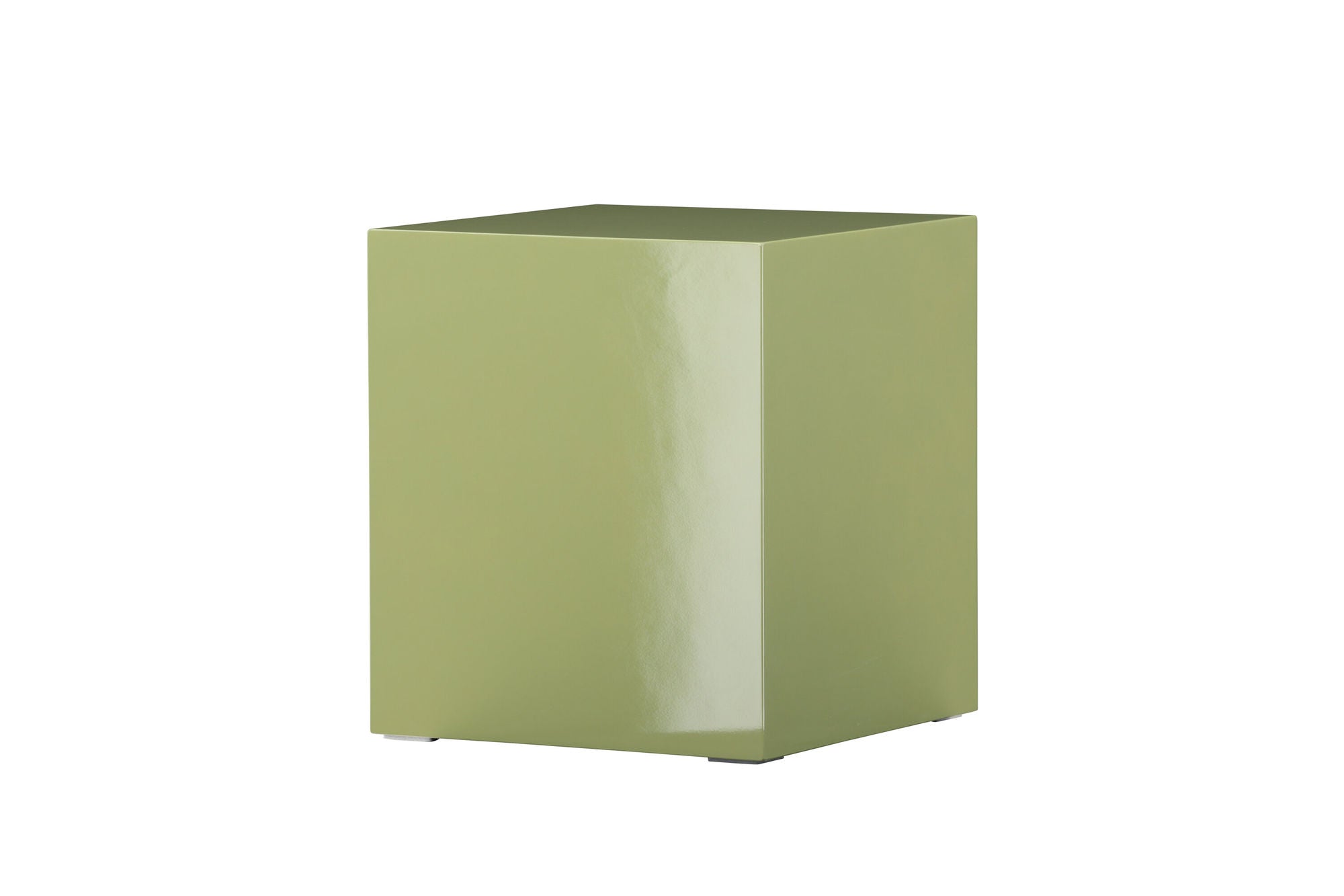 Venture Home York High Sofa bord - Light Green / Glossy Look MDF