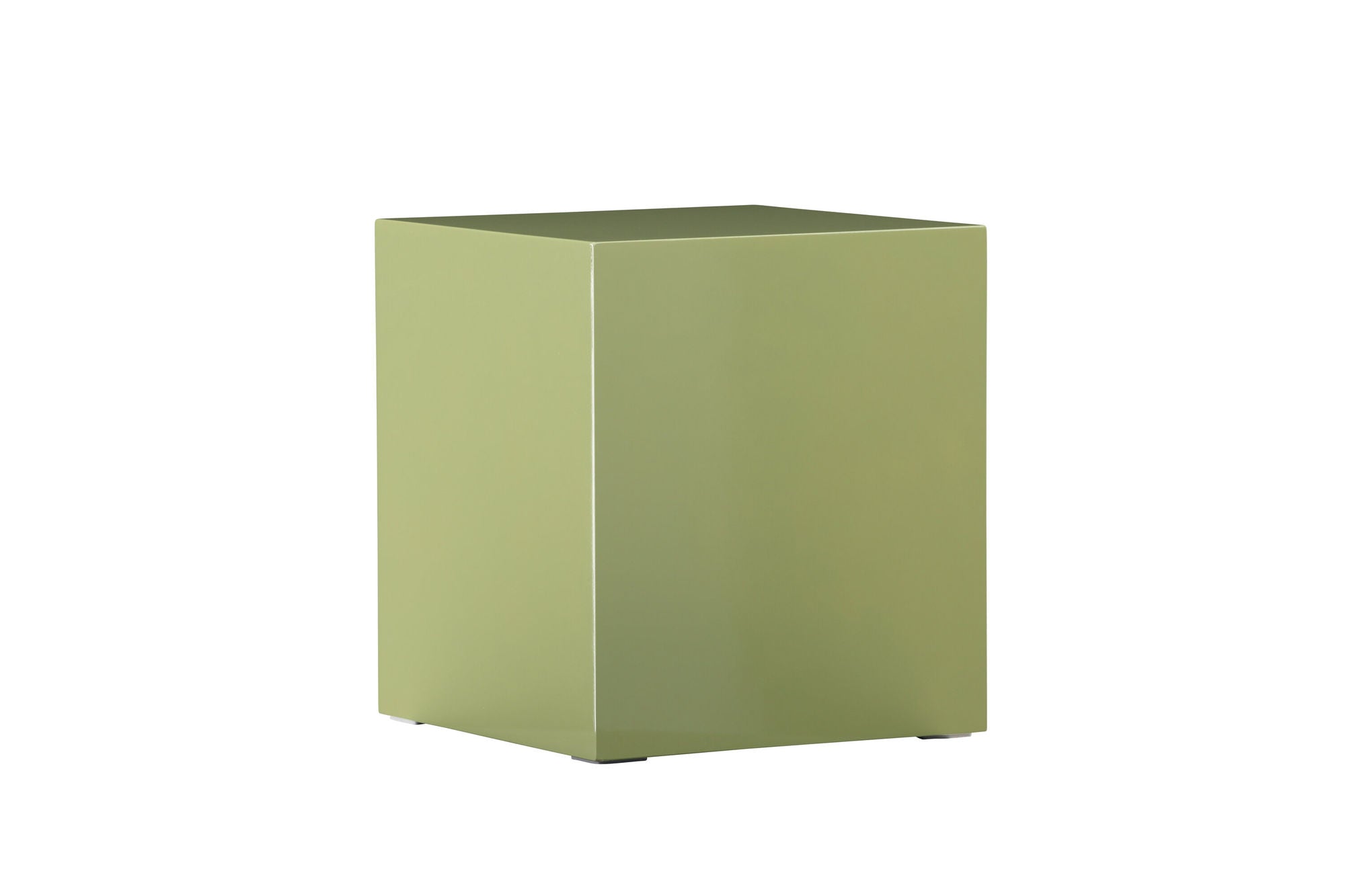 Venture Home York High Sofa bord - Light Green / Glossy Look MDF