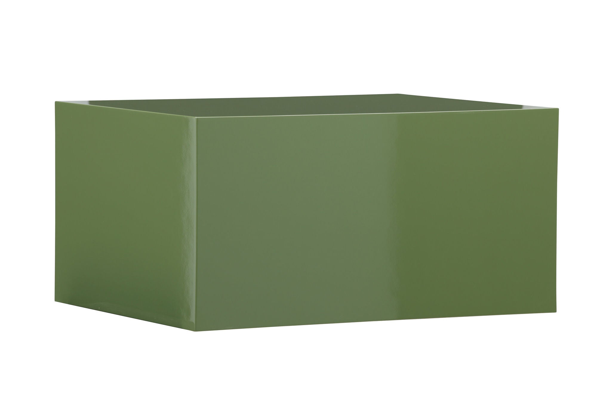 Venture Home York Low Sofa bord - Dark Green / Glossy Look MDF