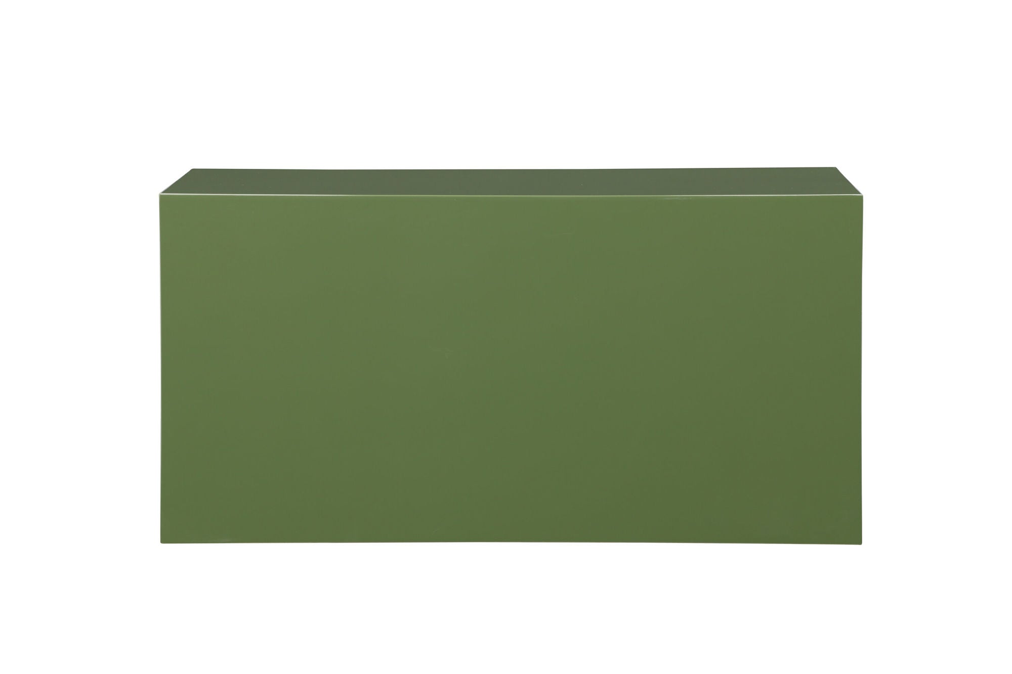 Venture Home York Low Sofa bord - Dark Green / Glossy Look MDF
