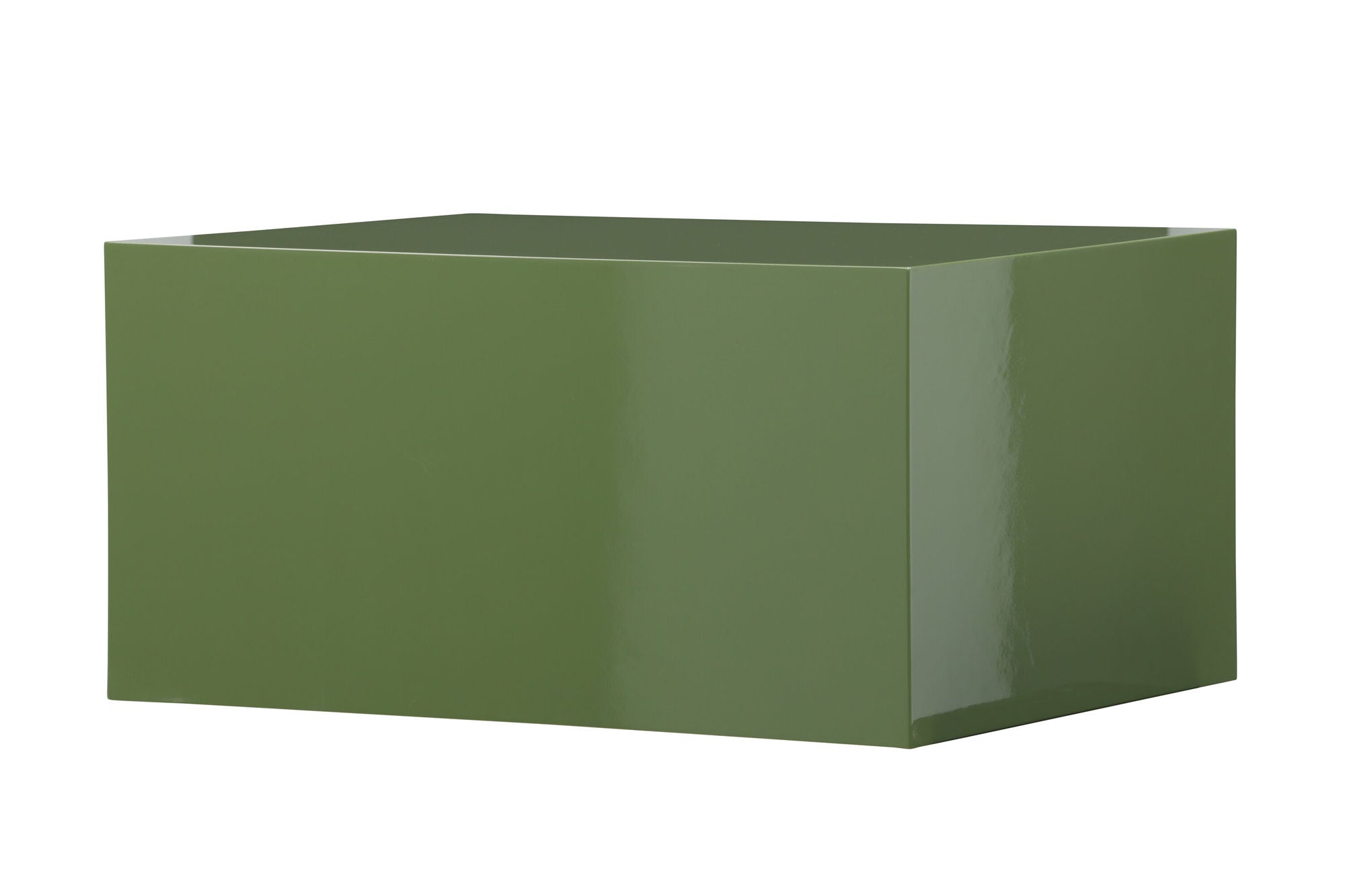 Venture Home York Low Sofa bord - Dark Green / Glossy Look MDF