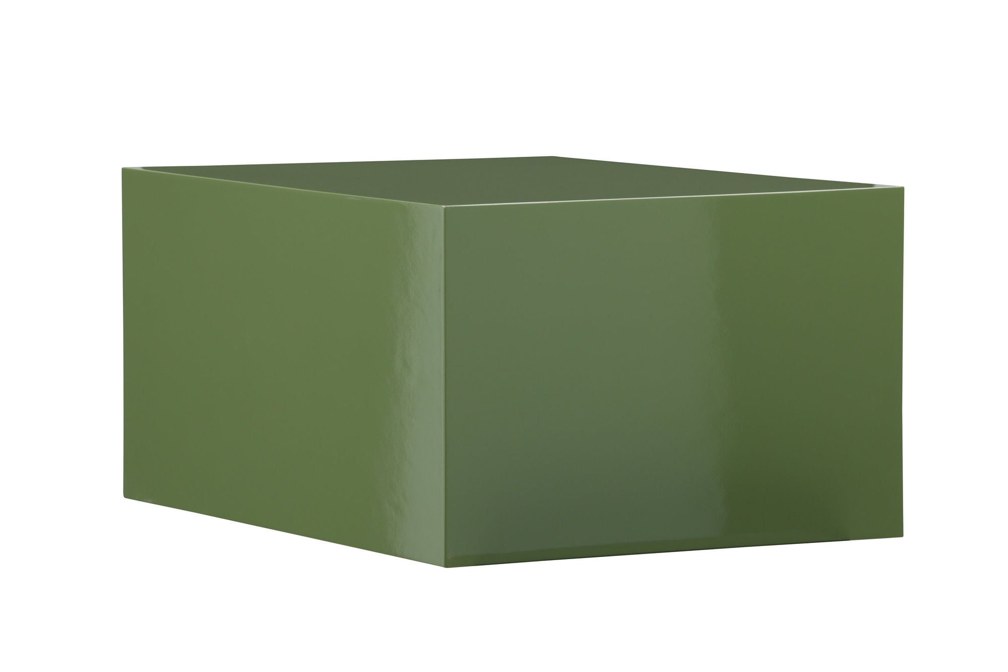 Venture Home York Low Sofa bord - Dark Green / Glossy Look MDF