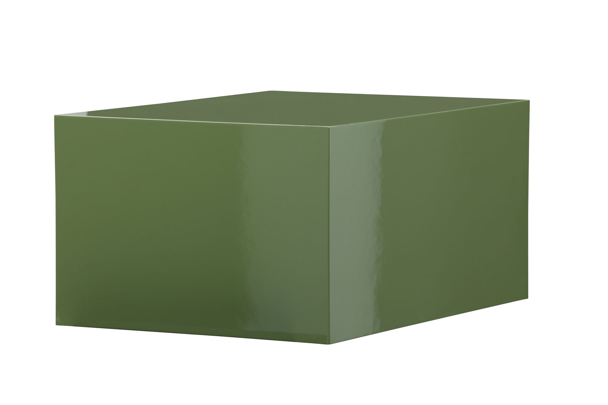 Venture Home York Low Sofa bord - Dark Green / Glossy Look MDF