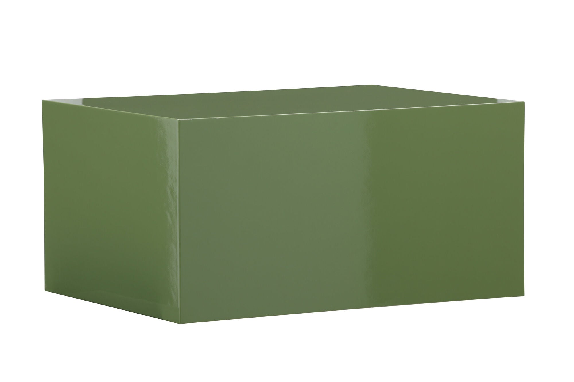 Venture Home York Low Sofa bord - Dark Green / Glossy Look MDF