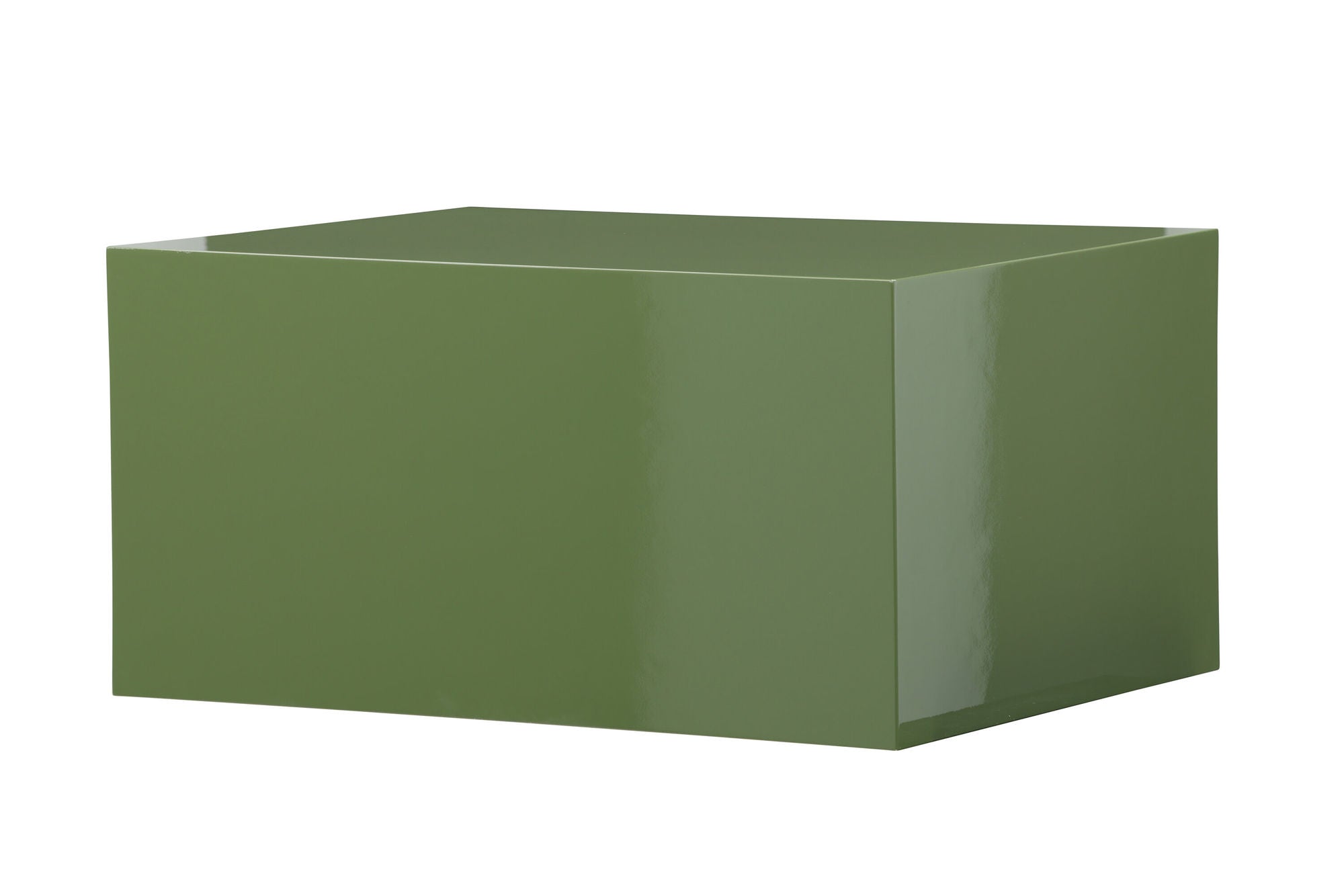 Venture Home York Low Sofa bord - Dark Green / Glossy Look MDF