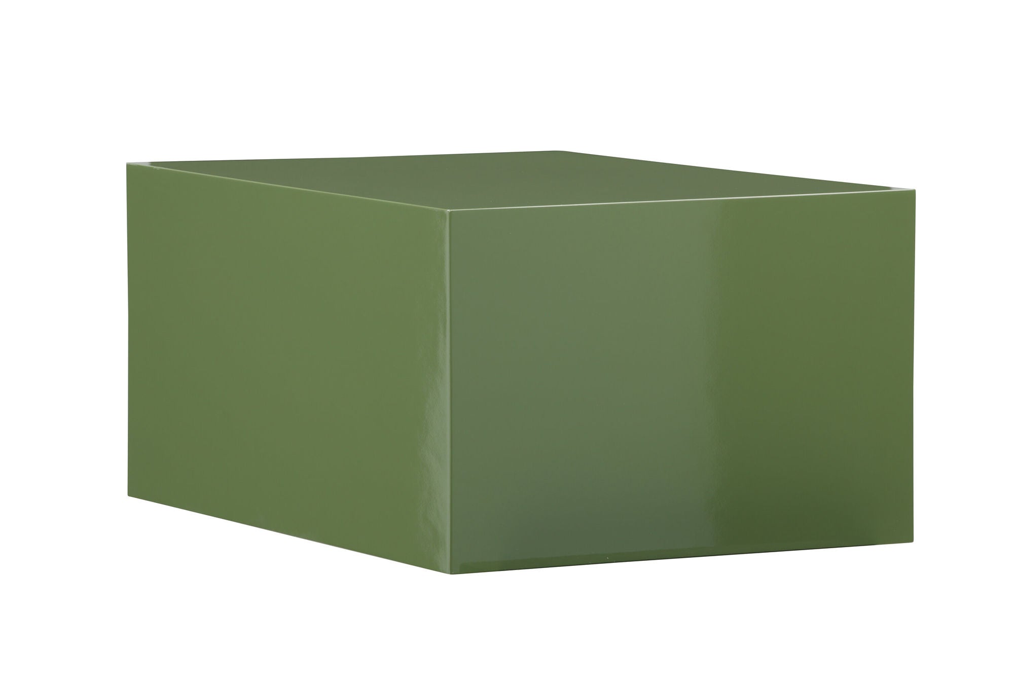 Venture Home York Low Sofa bord - Dark Green / Glossy Look MDF