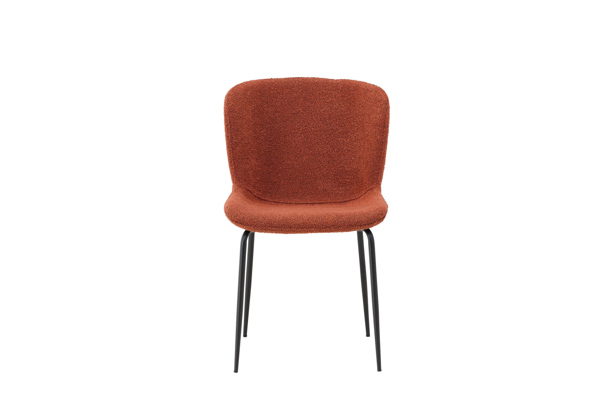 Venture Home Modesto Spisebordsstol 2-pack - Black Legs / Roasty Boucle