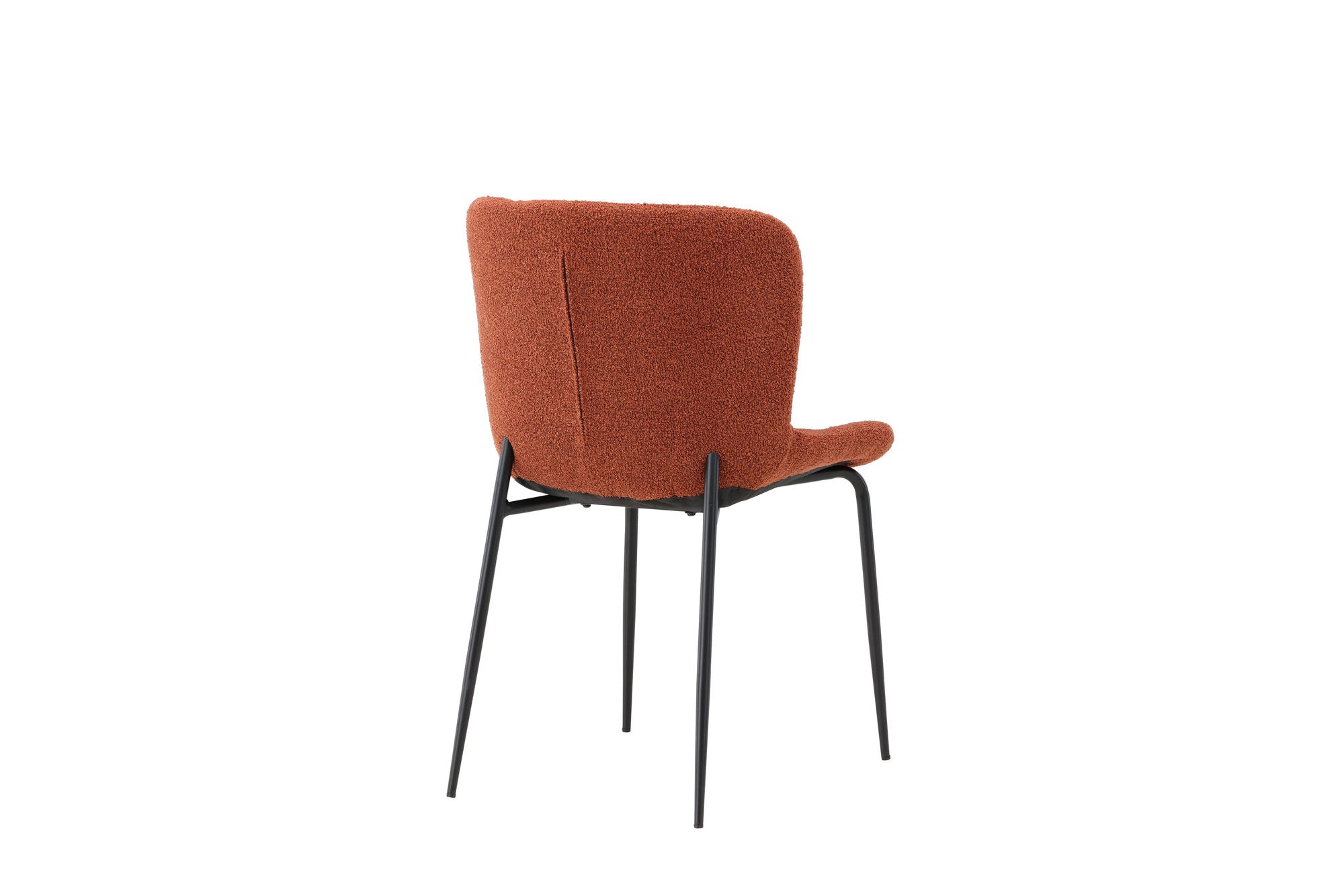 Venture Home Modesto Spisebordsstol 2-pack - Black Legs / Roasty Boucle