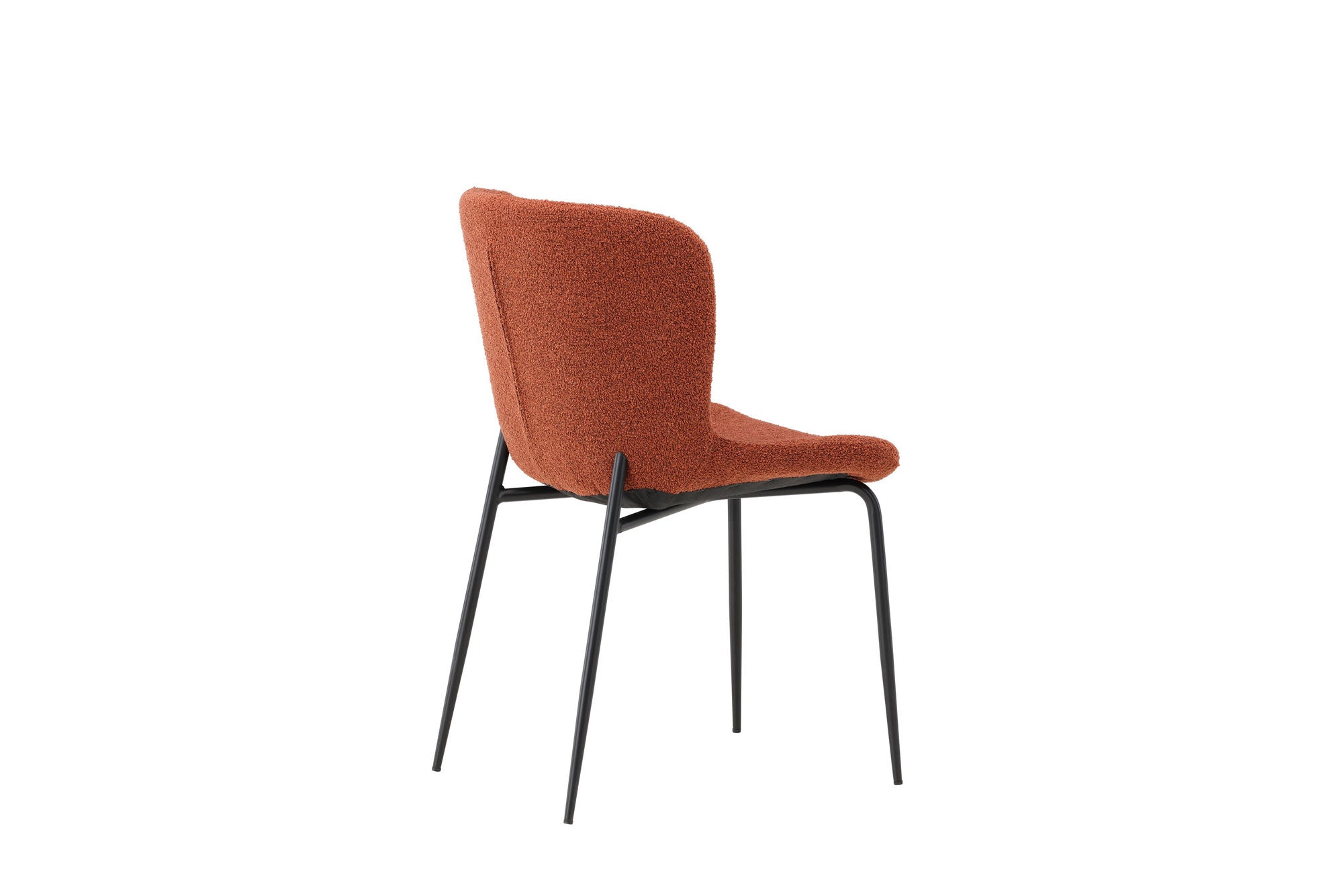 Venture Home Modesto Spisebordsstol 2-pack - Black Legs / Roasty Boucle