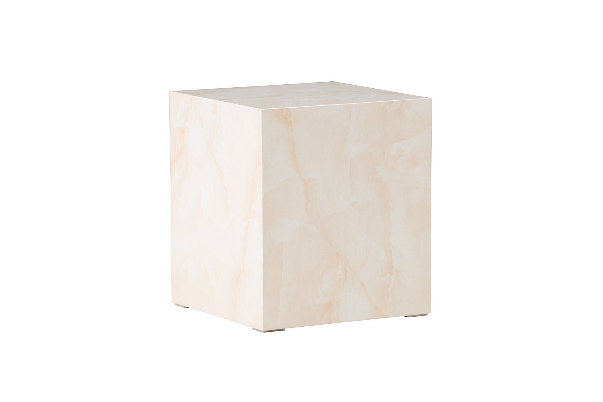 Venture Home York High Sofa bord - Light Yellow / Marble Look MDF
