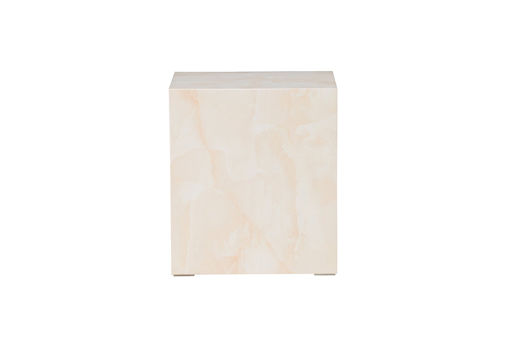 Venture Home York High Sofa bord - Light Yellow / Marble Look MDF