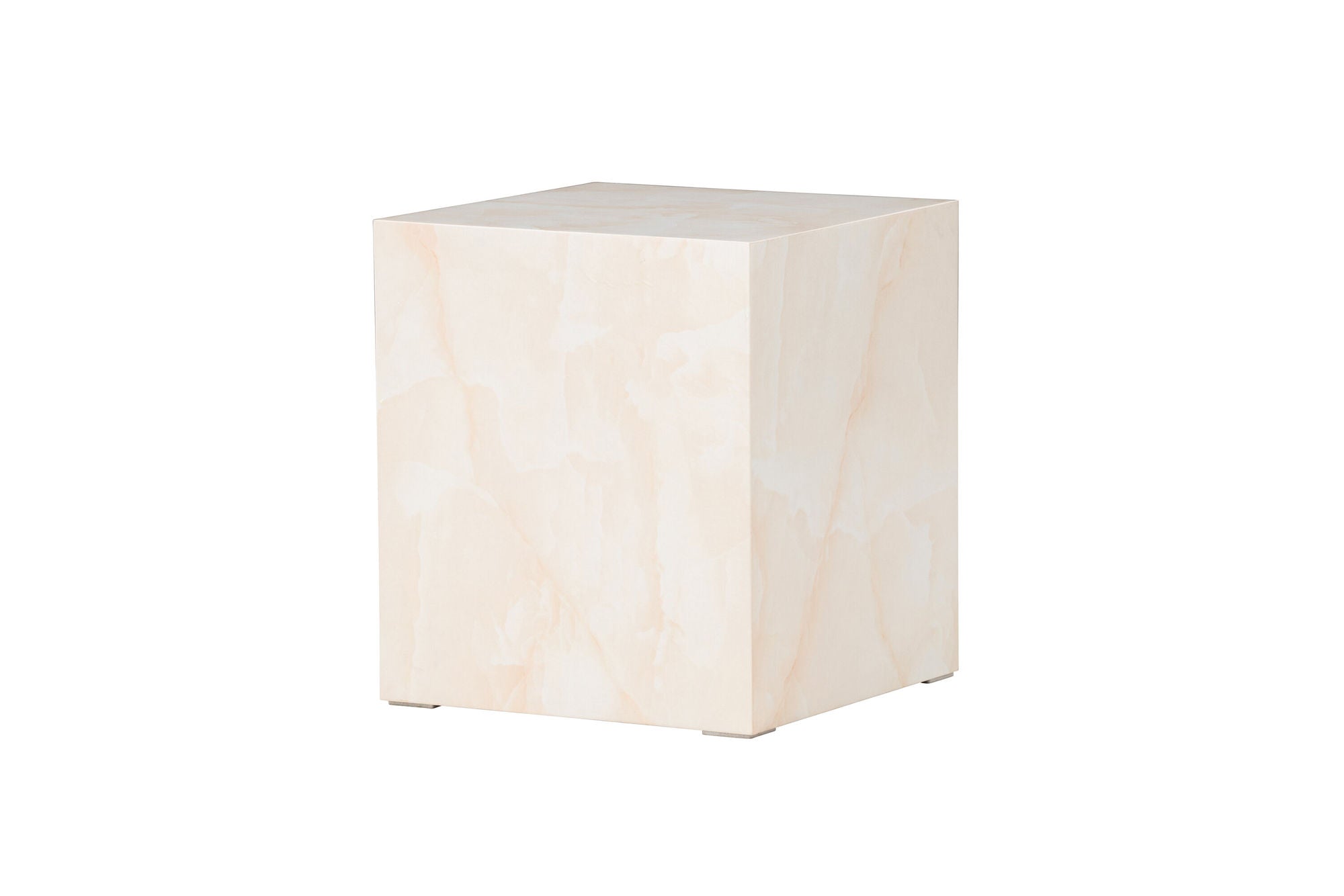 Venture Home York High Sofa bord - Light Yellow / Marble Look MDF