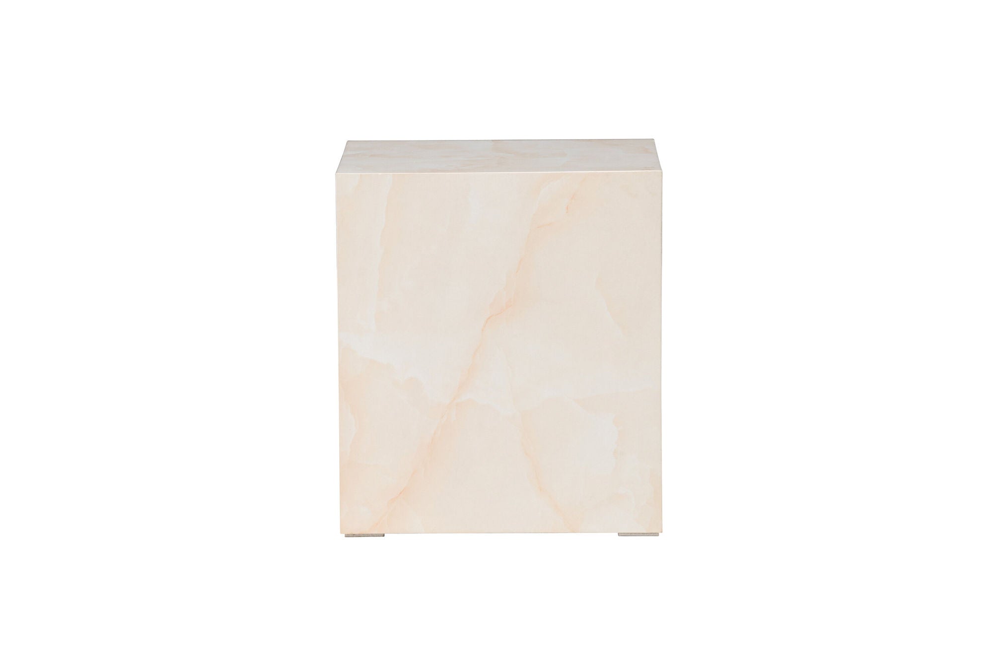 Venture Home York High Sofa bord - Light Yellow / Marble Look MDF