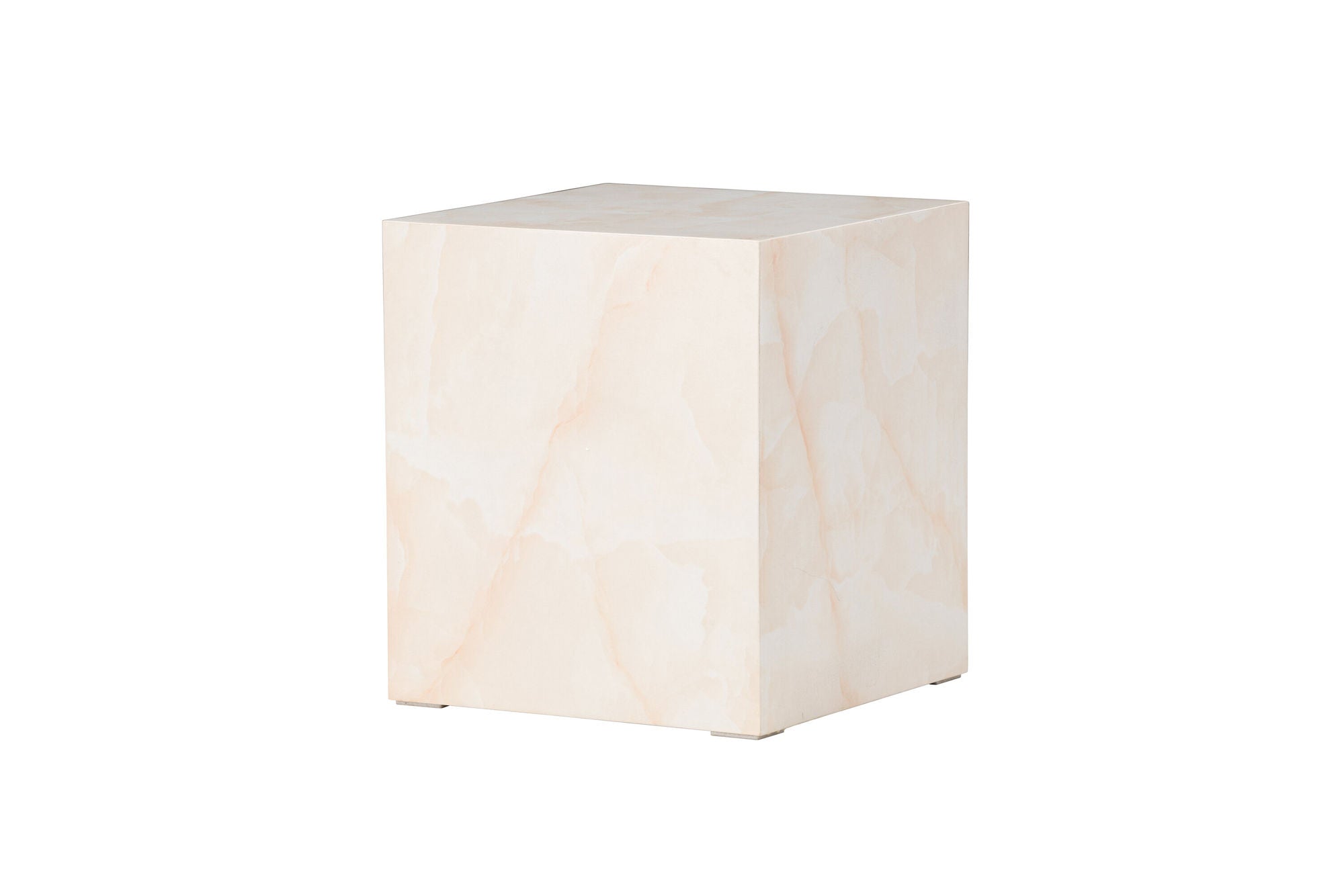Venture Home York High Sofa bord - Light Yellow / Marble Look MDF