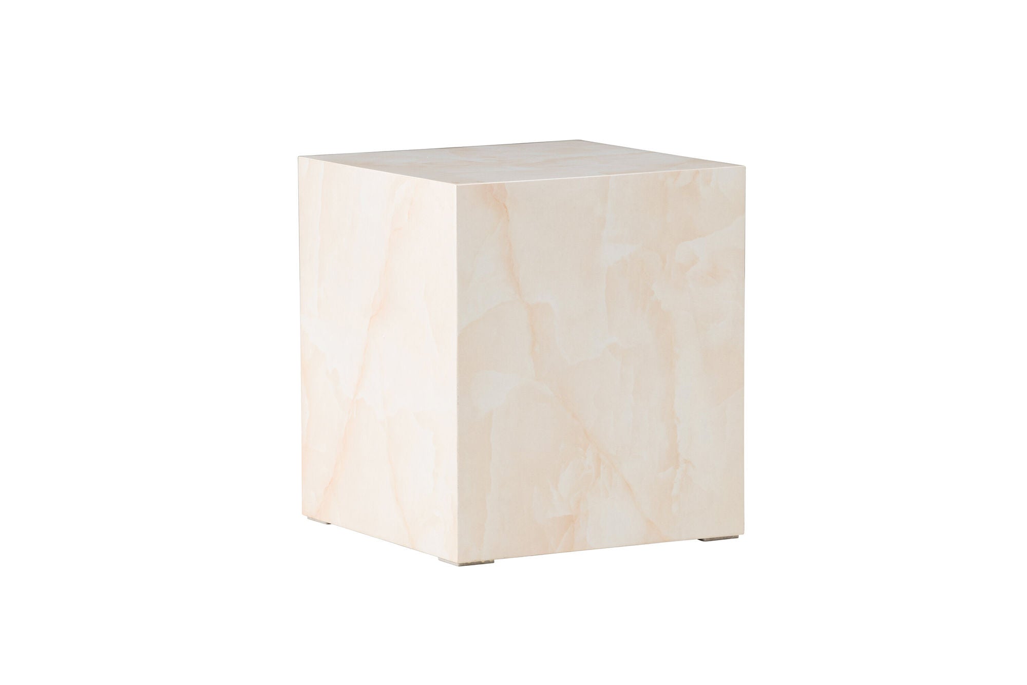 Venture Home York High Sofa bord - Light Yellow / Marble Look MDF