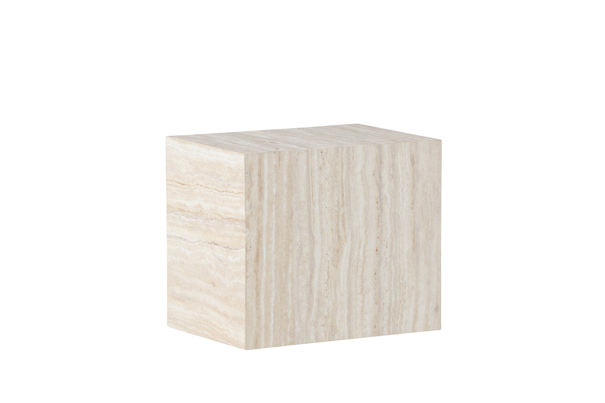 Venture Home York Side bord 30x35x25 cm - Travertine Look