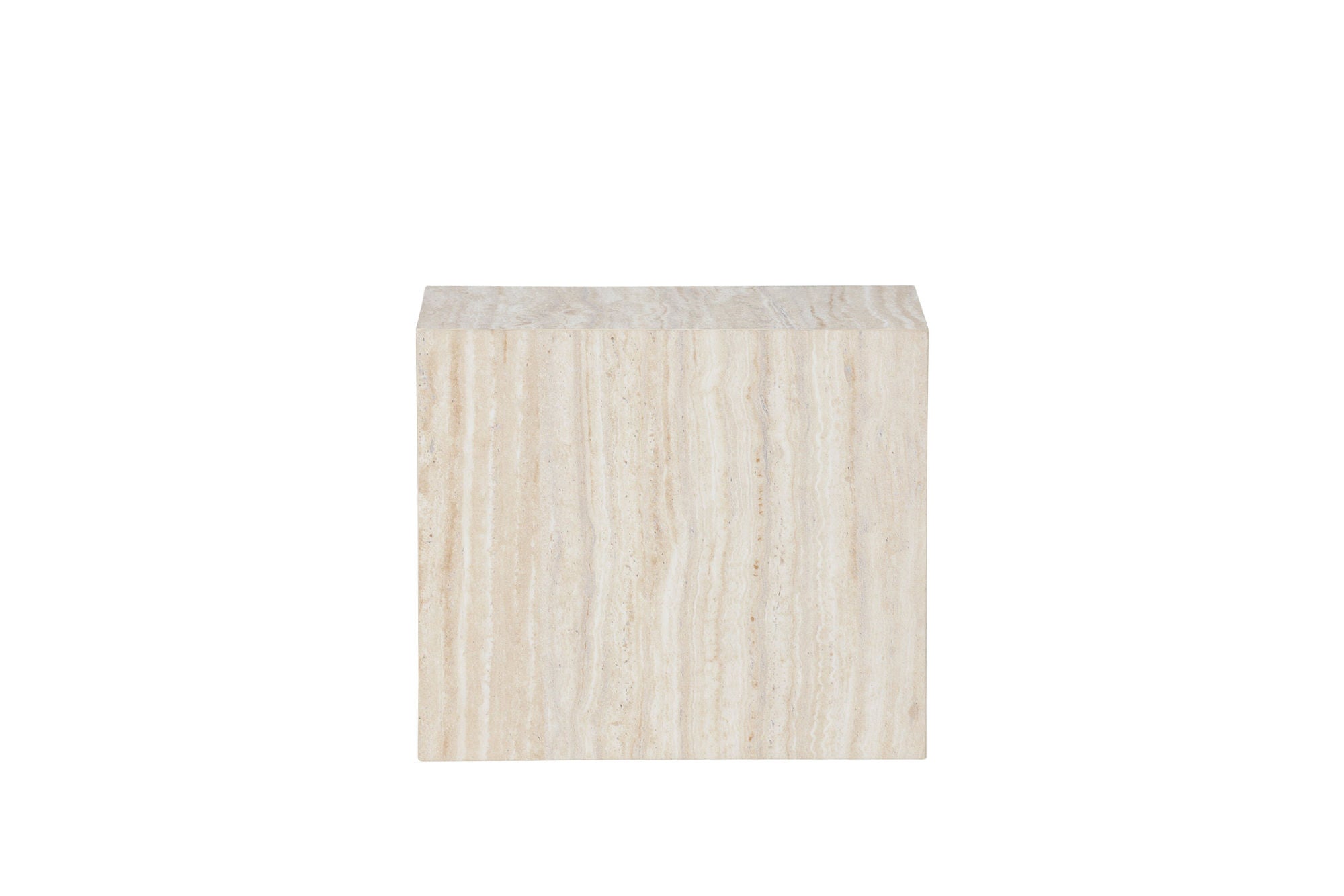 Venture Home York Side bord 30x35x25 cm - Travertine Look