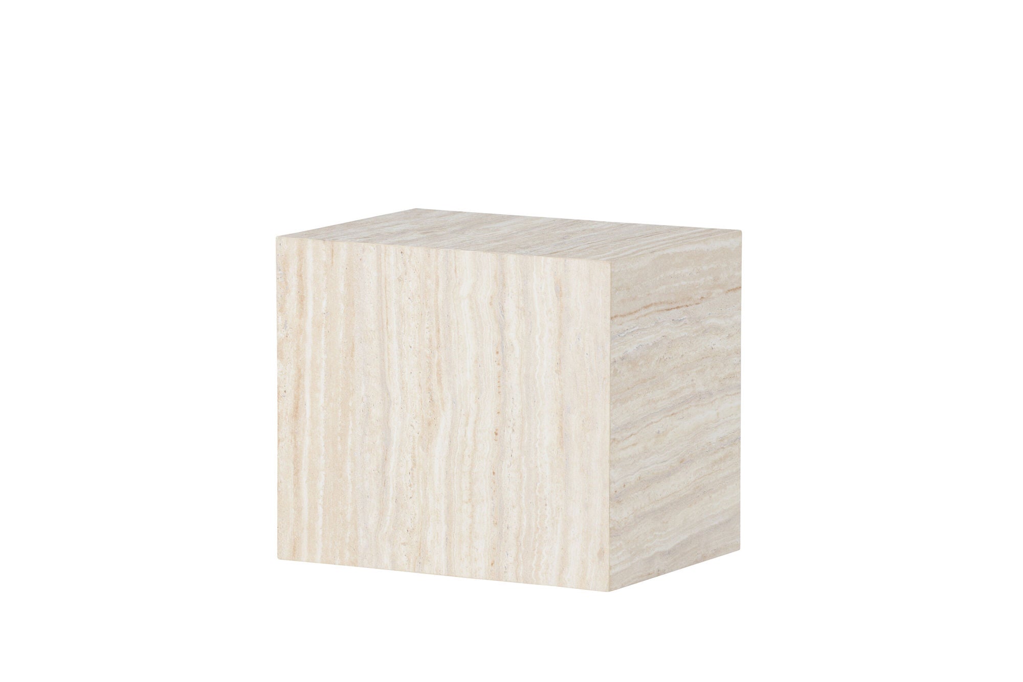 Venture Home York Side bord 30x35x25 cm - Travertine Look