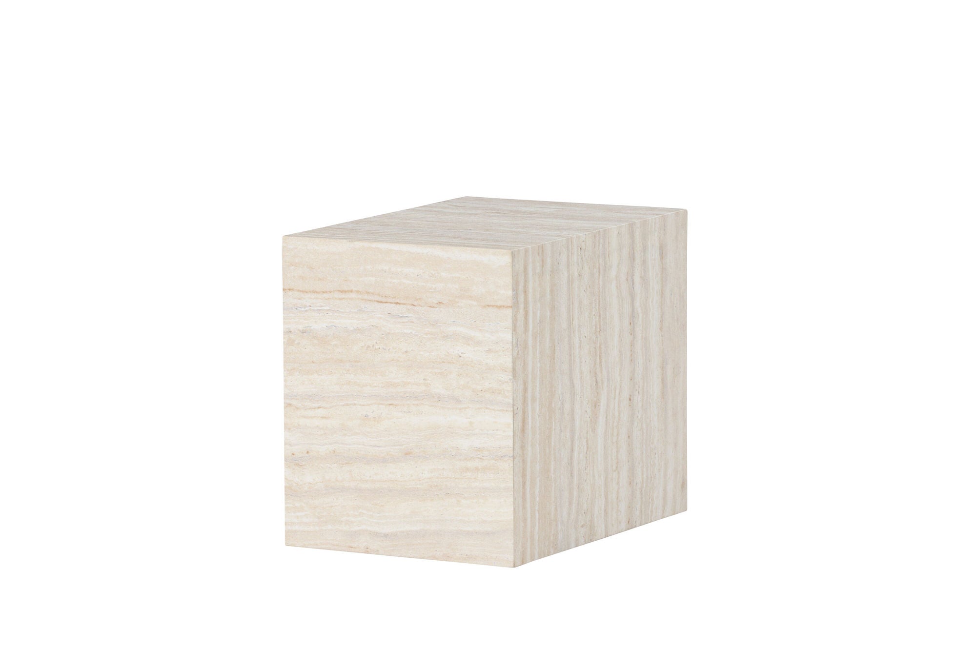 Venture Home York Side bord 30x35x25 cm - Travertine Look