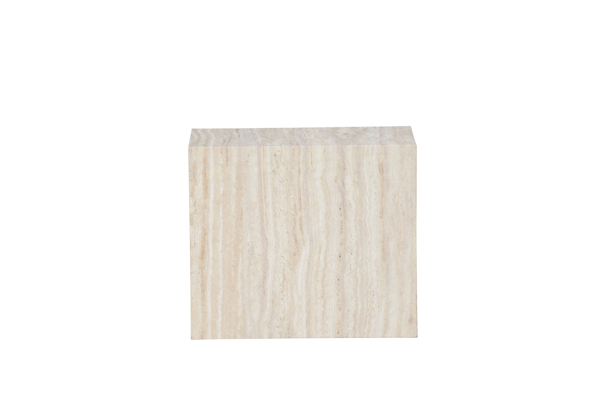 Venture Home York Side bord 30x35x25 cm - Travertine Look