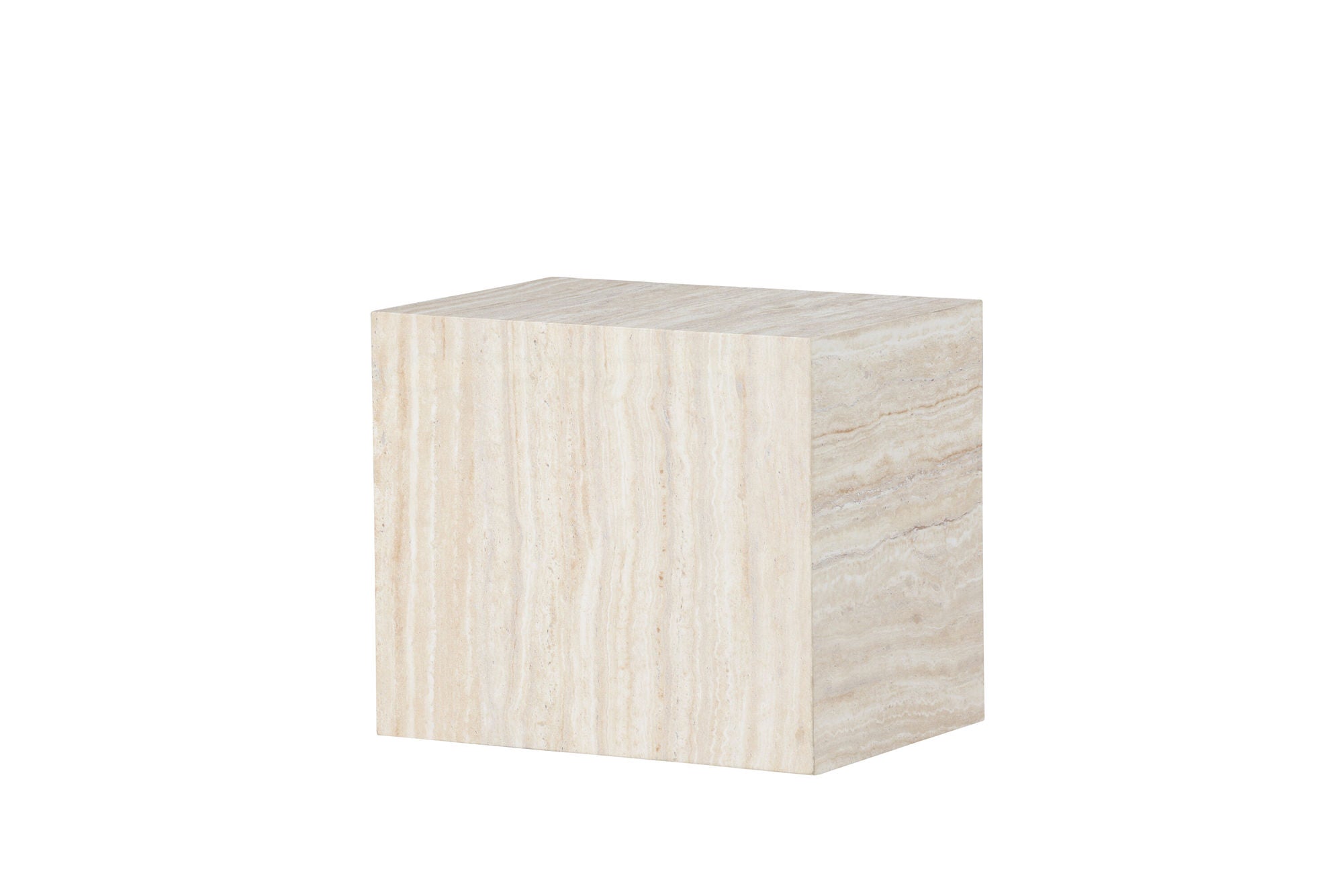 Venture Home York Side bord 30x35x25 cm - Travertine Look