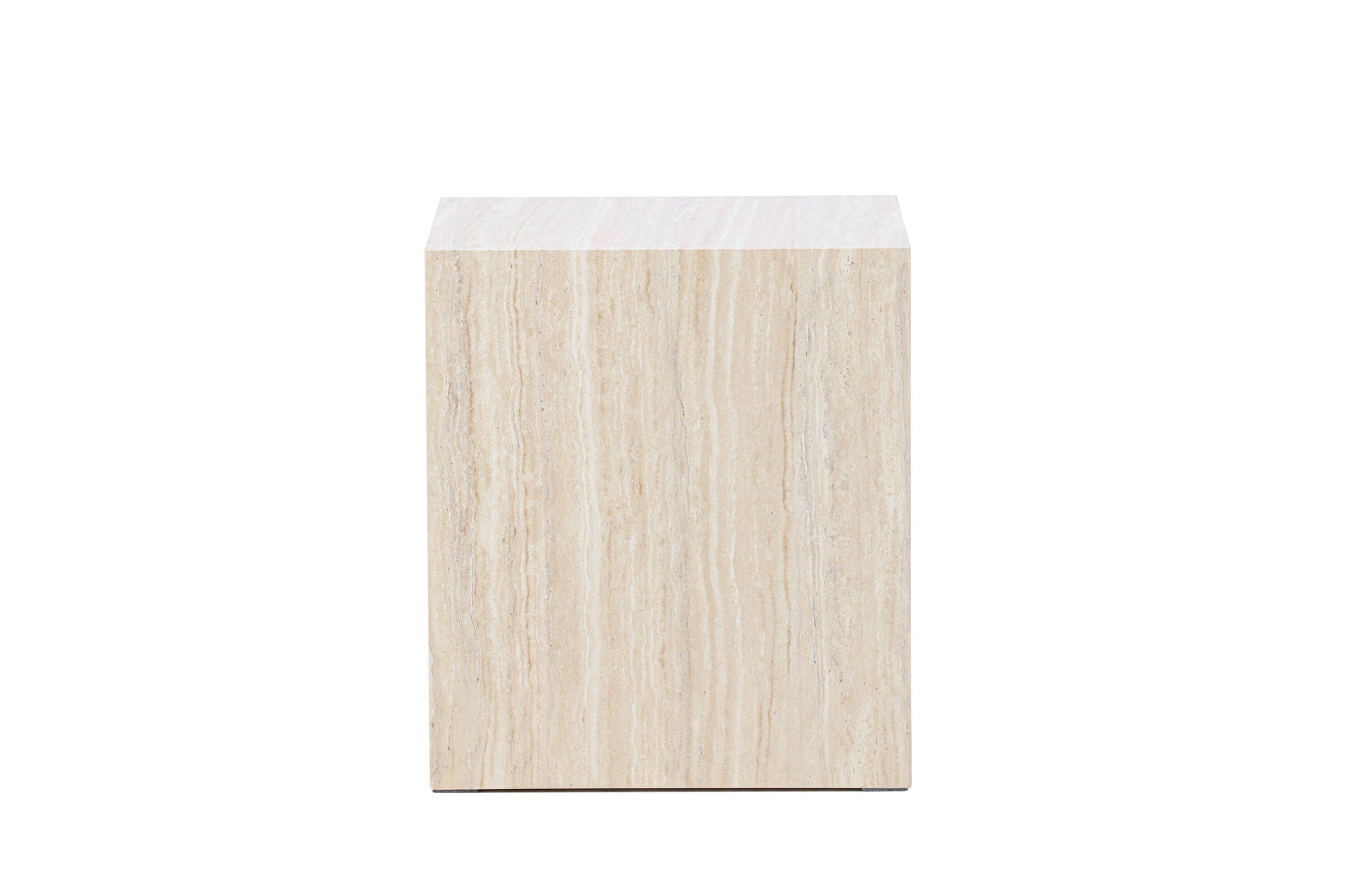 Venture Home York Sofa bord 45x40x40 cm - Travertine Look