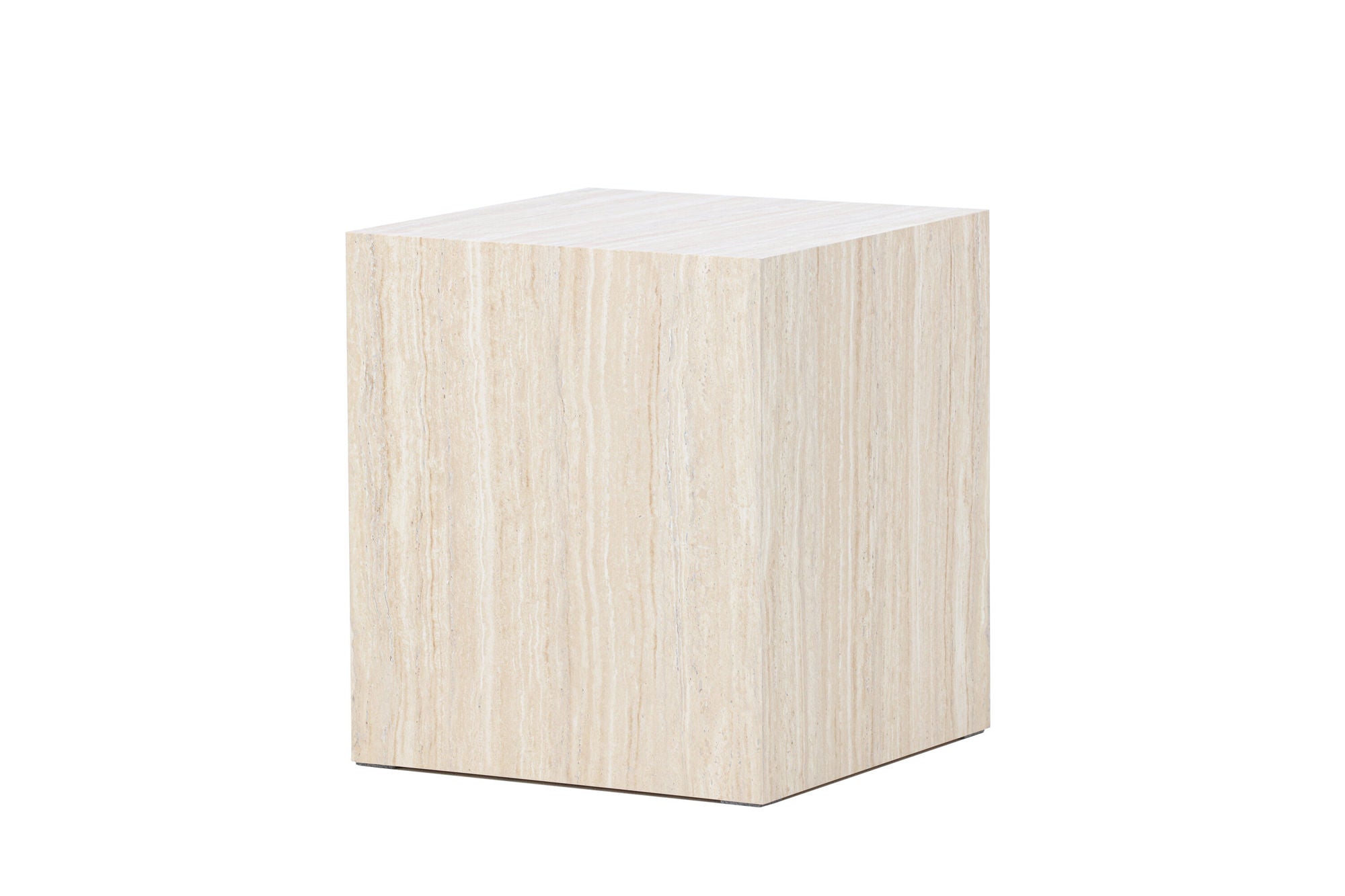 Venture Home York Sofa bord 45x40x40 cm - Travertine Look