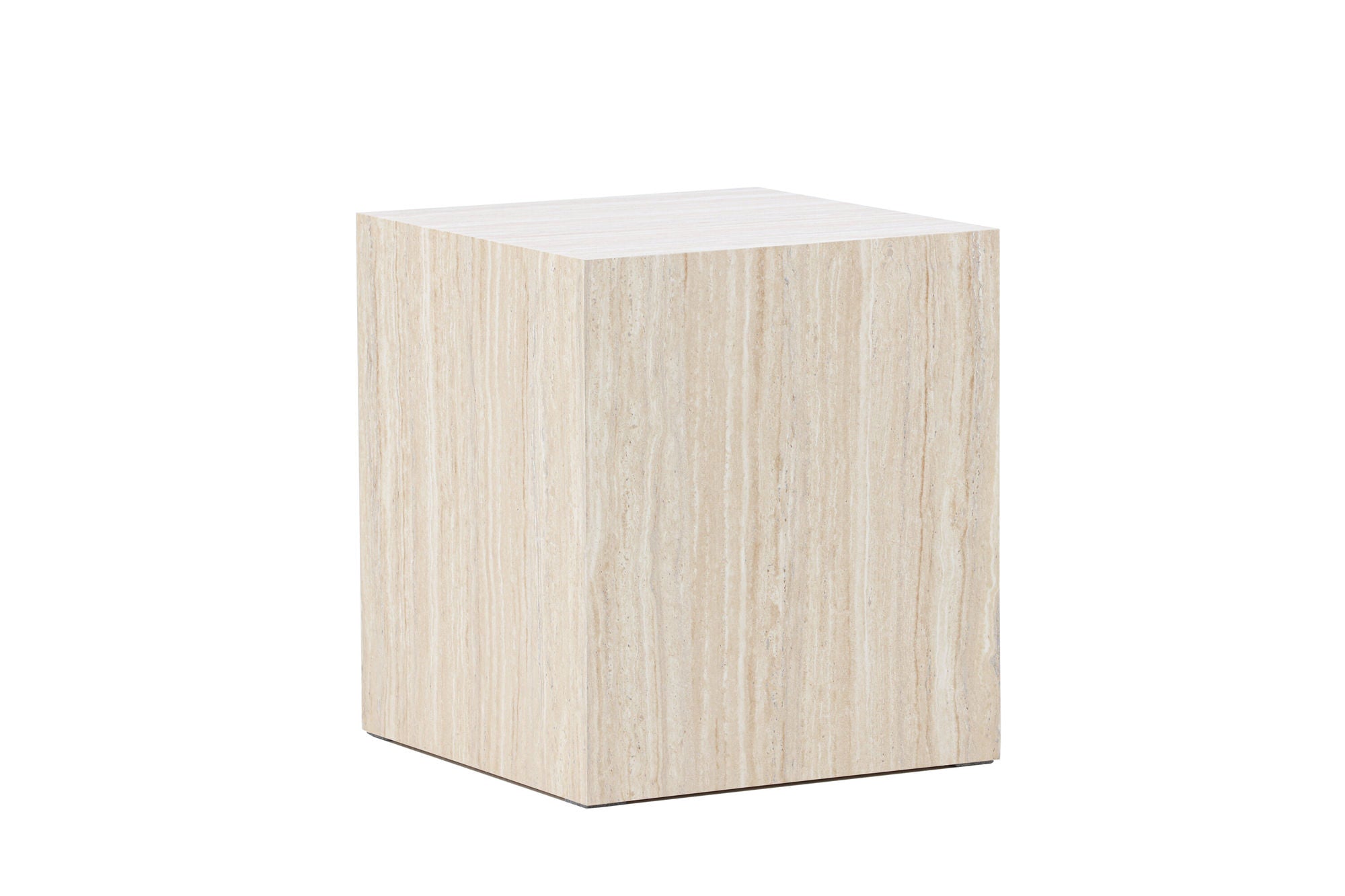 Venture Home York Sofa bord 45x40x40 cm - Travertine Look