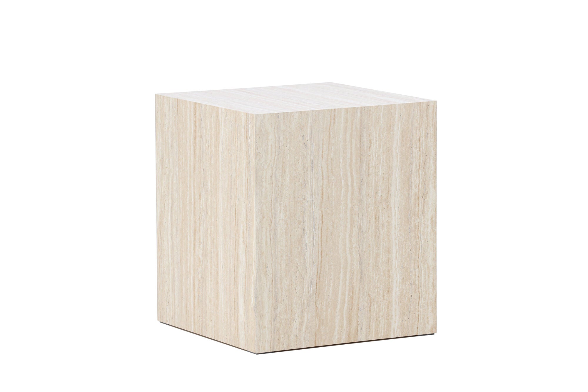 Venture Home York Sofa bord 45x40x40 cm - Travertine Look
