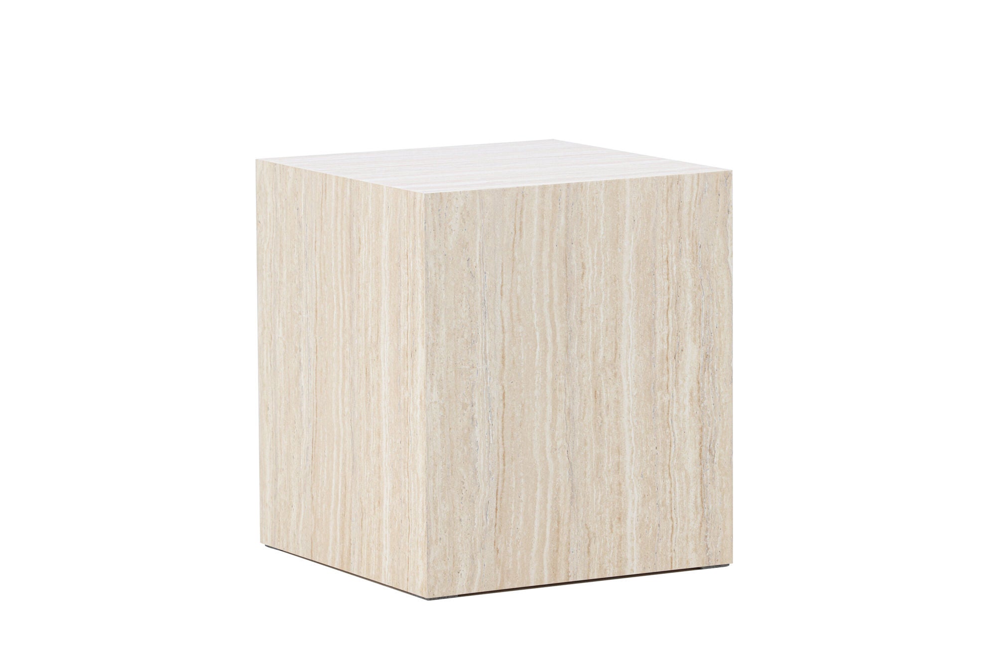 Venture Home York Sofa bord 45x40x40 cm - Travertine Look